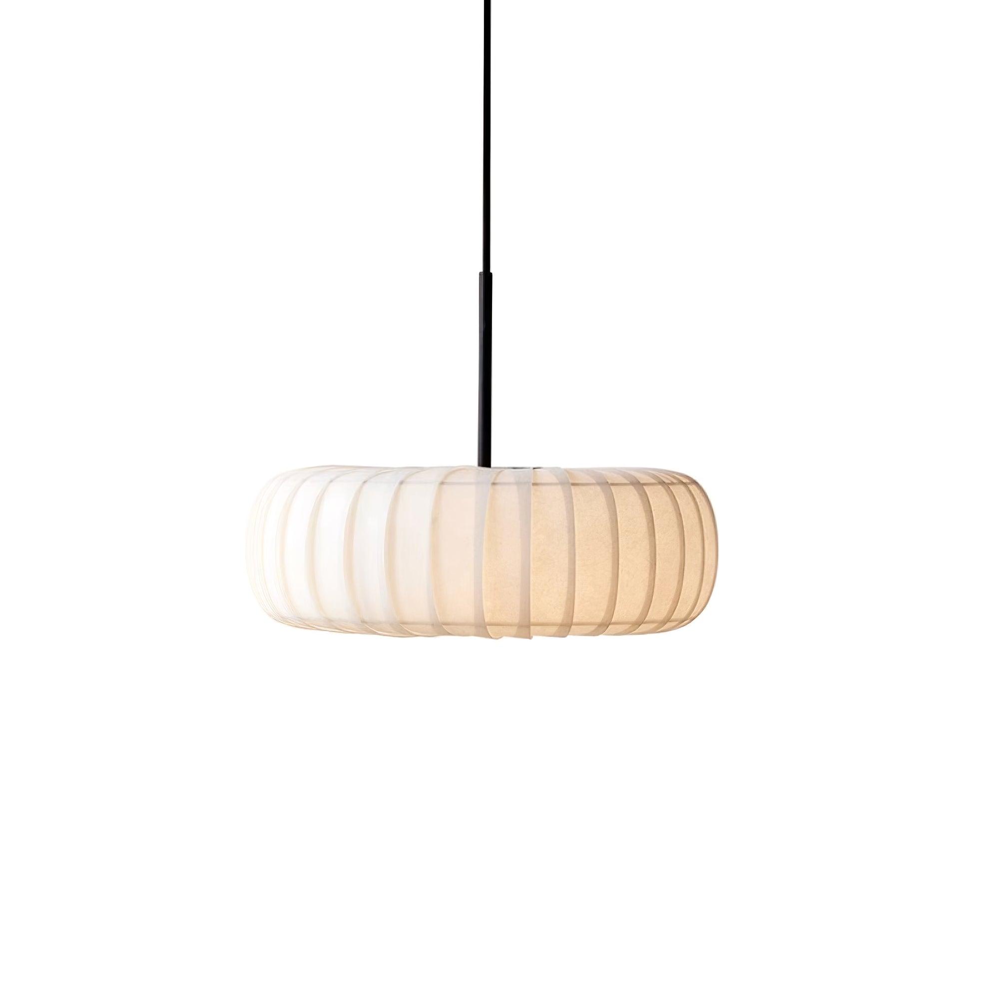 Kathy Pendant Lamp Fabric Layered Round - Letslighting