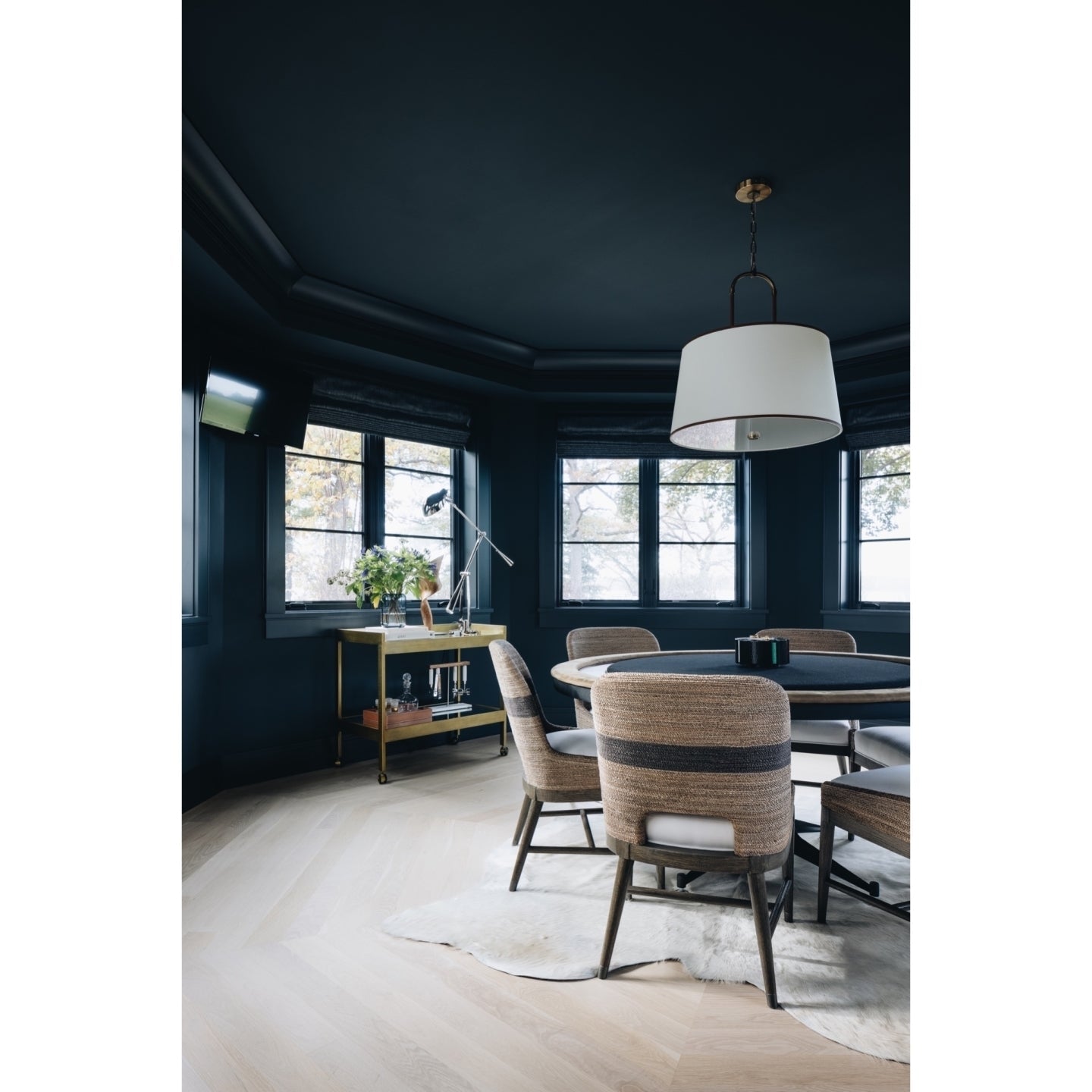 Aurzorora Vintage Industrial Brass Fabric Pendant Lamp - Letslighting
