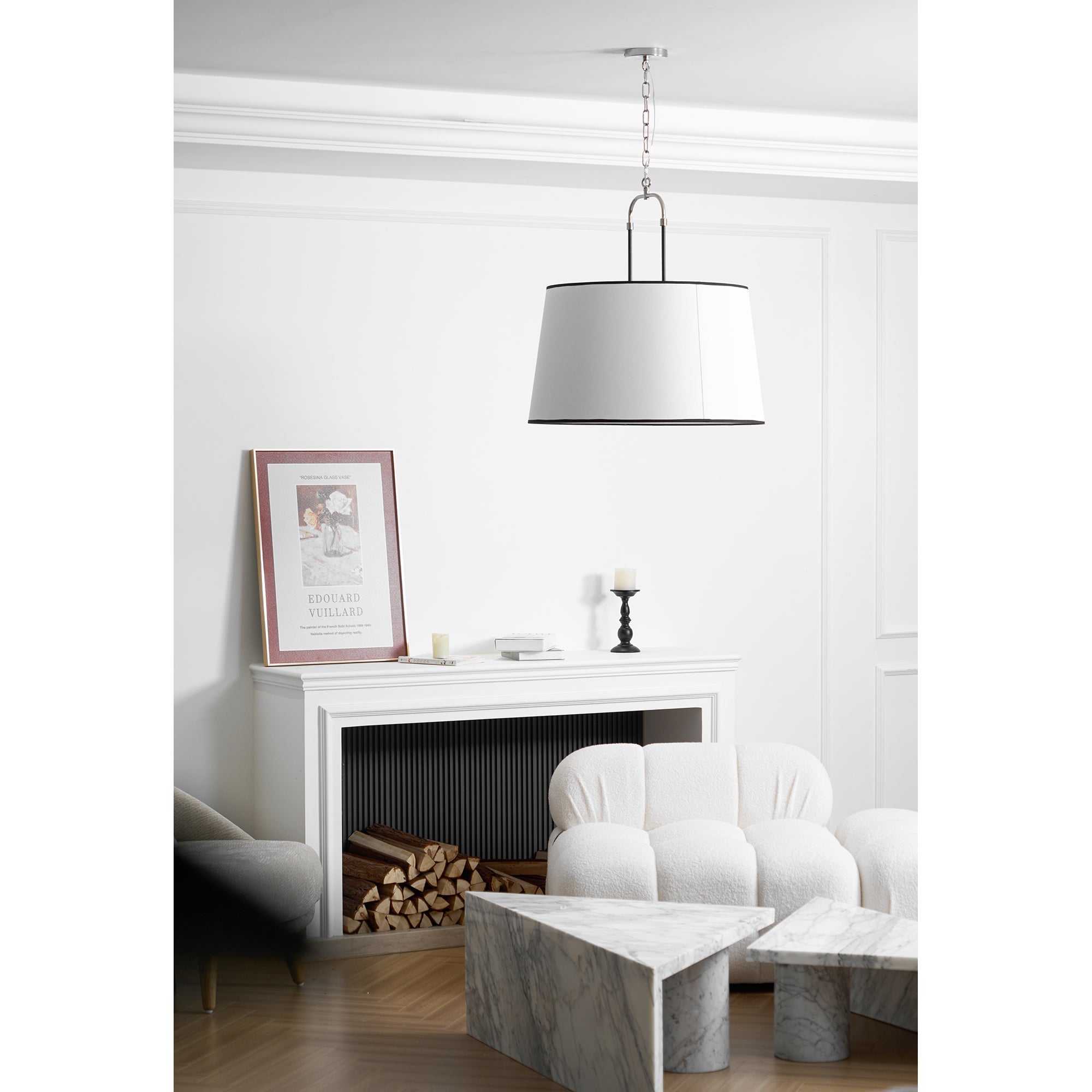 Aurzorora Vintage Industrial Brass Fabric Pendant Lamp - Letslighting