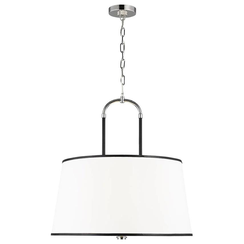 Aurzorora Vintage Industrial Brass Fabric Pendant Lamp - Letslighting