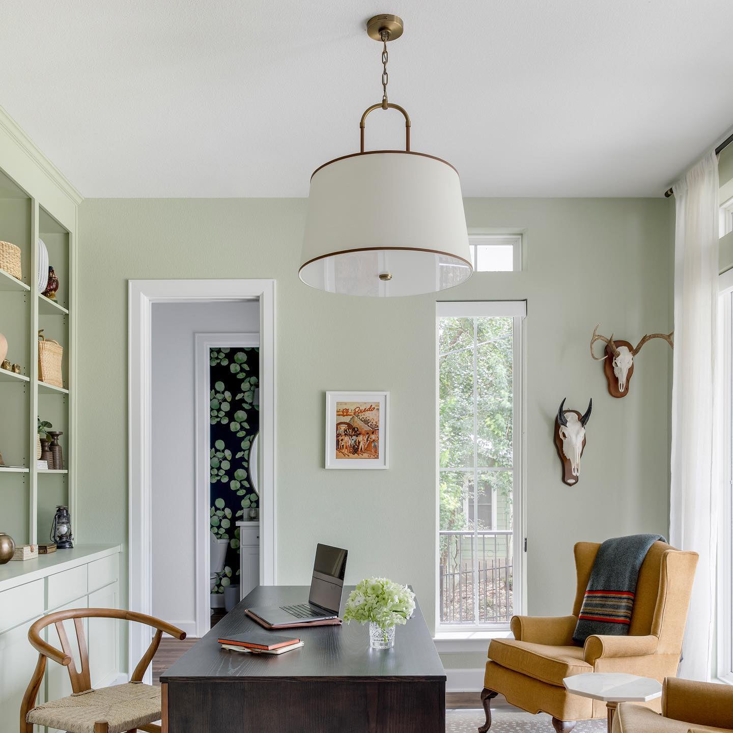 Aurzorora Vintage Industrial Brass Fabric Pendant Lamp - Letslighting