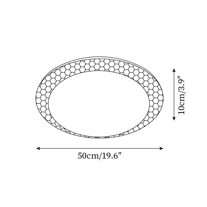 Ritta Ceiling Light Travertine Canopy - Letslighting