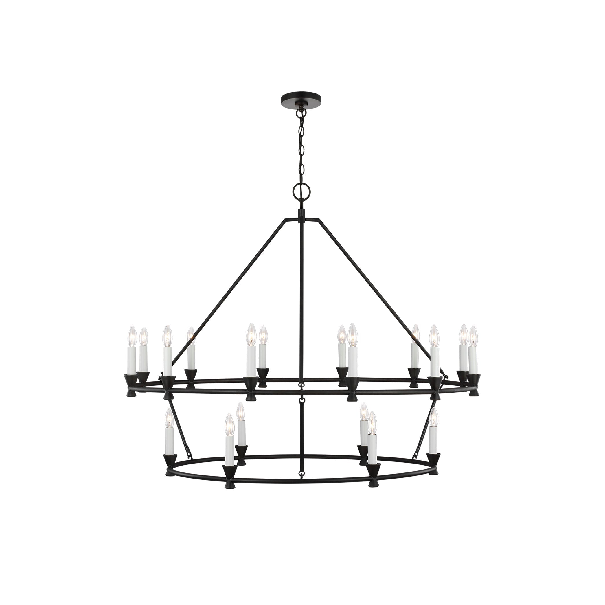 Ovyneth Vintage Industrial Brass Chandelier - Letslighting
