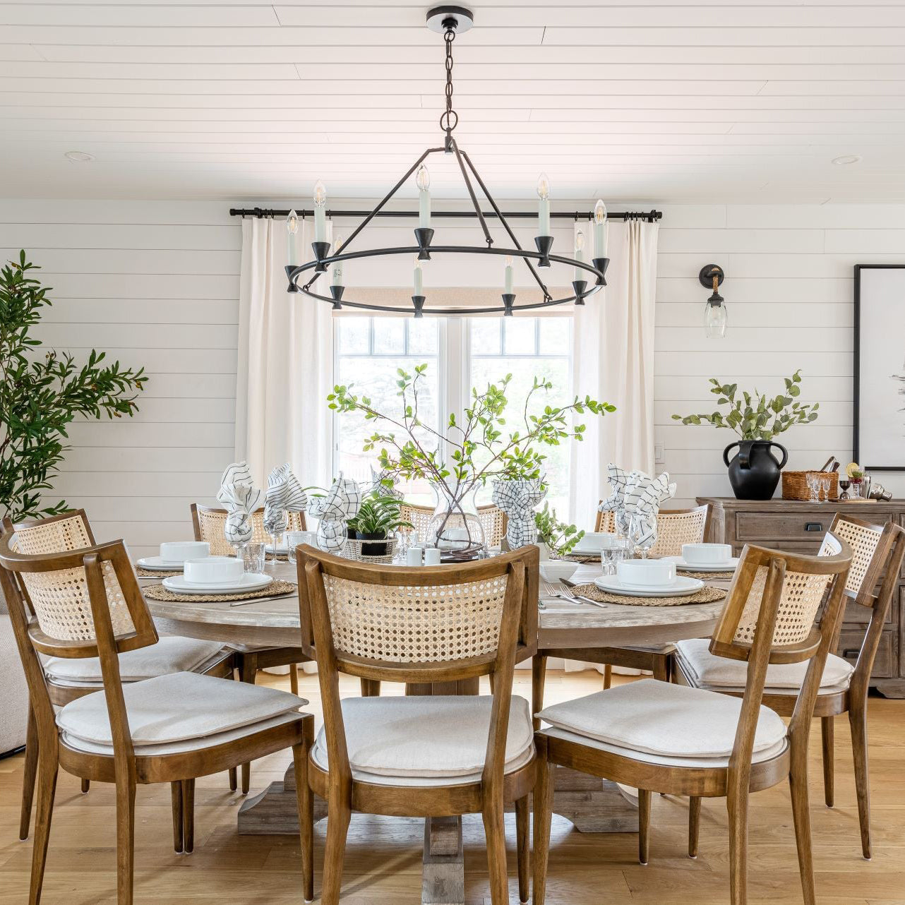 Ovyneth Vintage Industrial Brass Chandelier - Letslighting