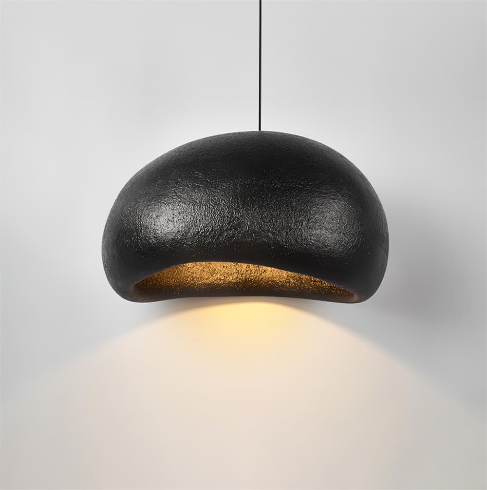 Pendant Lamp Pebble Inspired Organic Form Soft Glow Modern Artistic - Letslighting