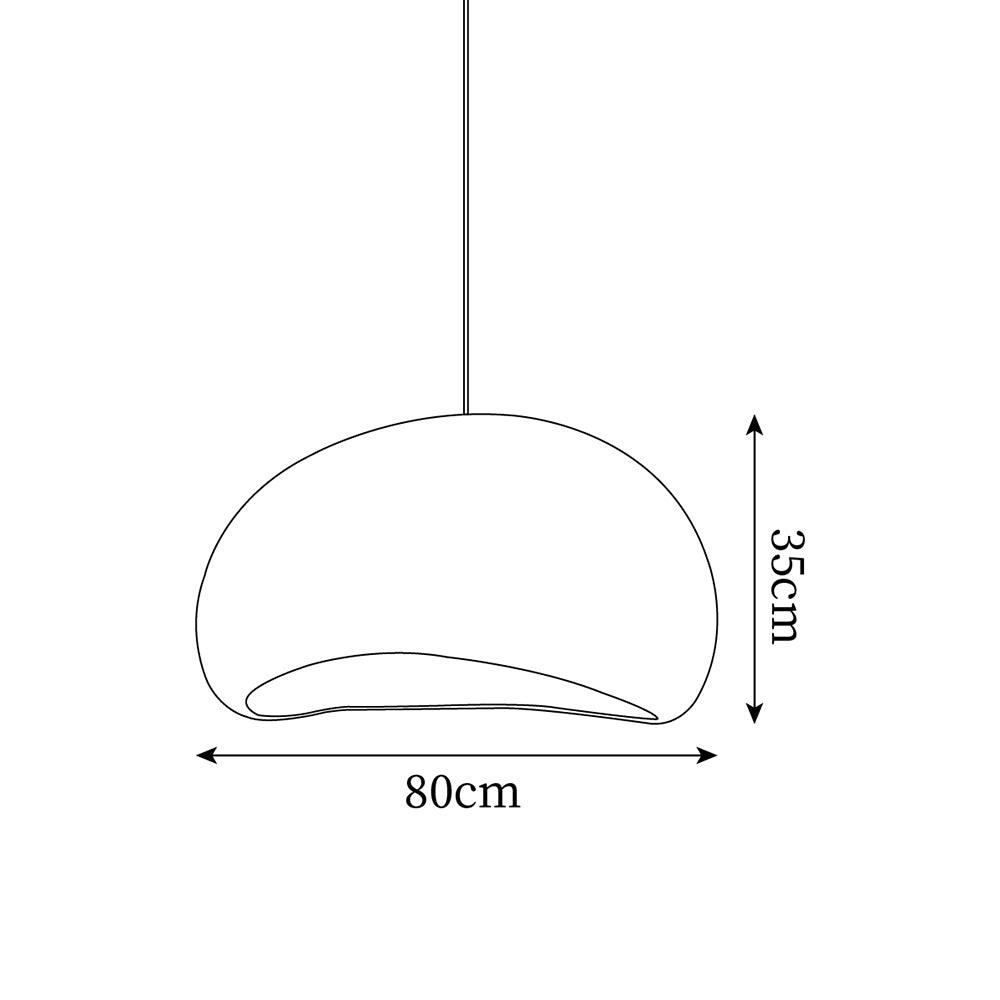 Pendant Lamp Pebble Inspired Organic Form Soft Glow Modern Artistic - Letslighting