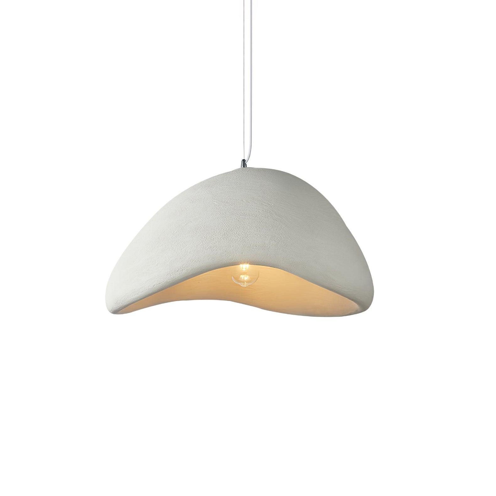 Pendant Lamp Organic Curved Shade Soft Texture Modern Artistic - Letslighting