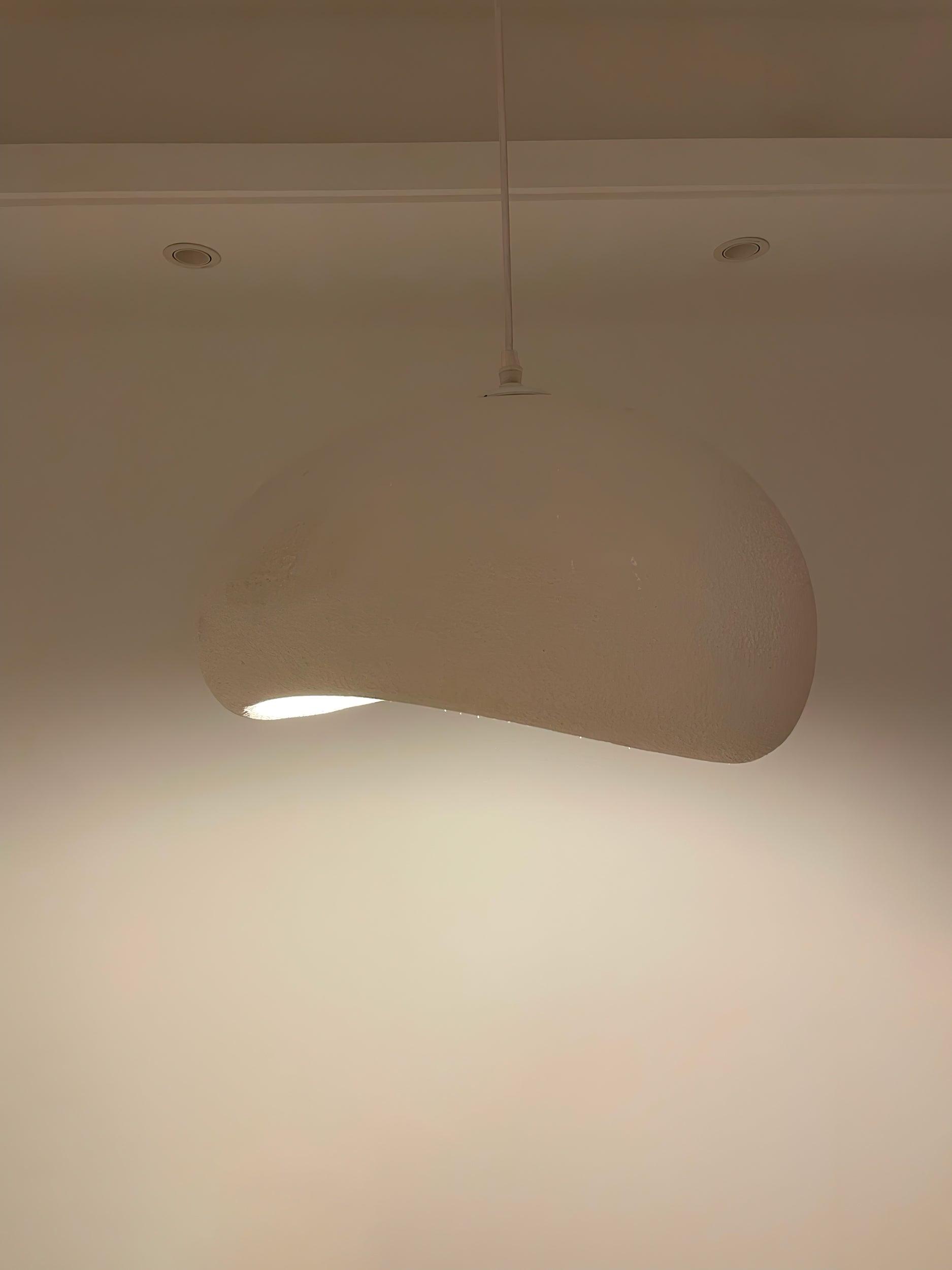 Pendant Lamp Organic Curved Shade Soft Texture Modern Artistic - Letslighting