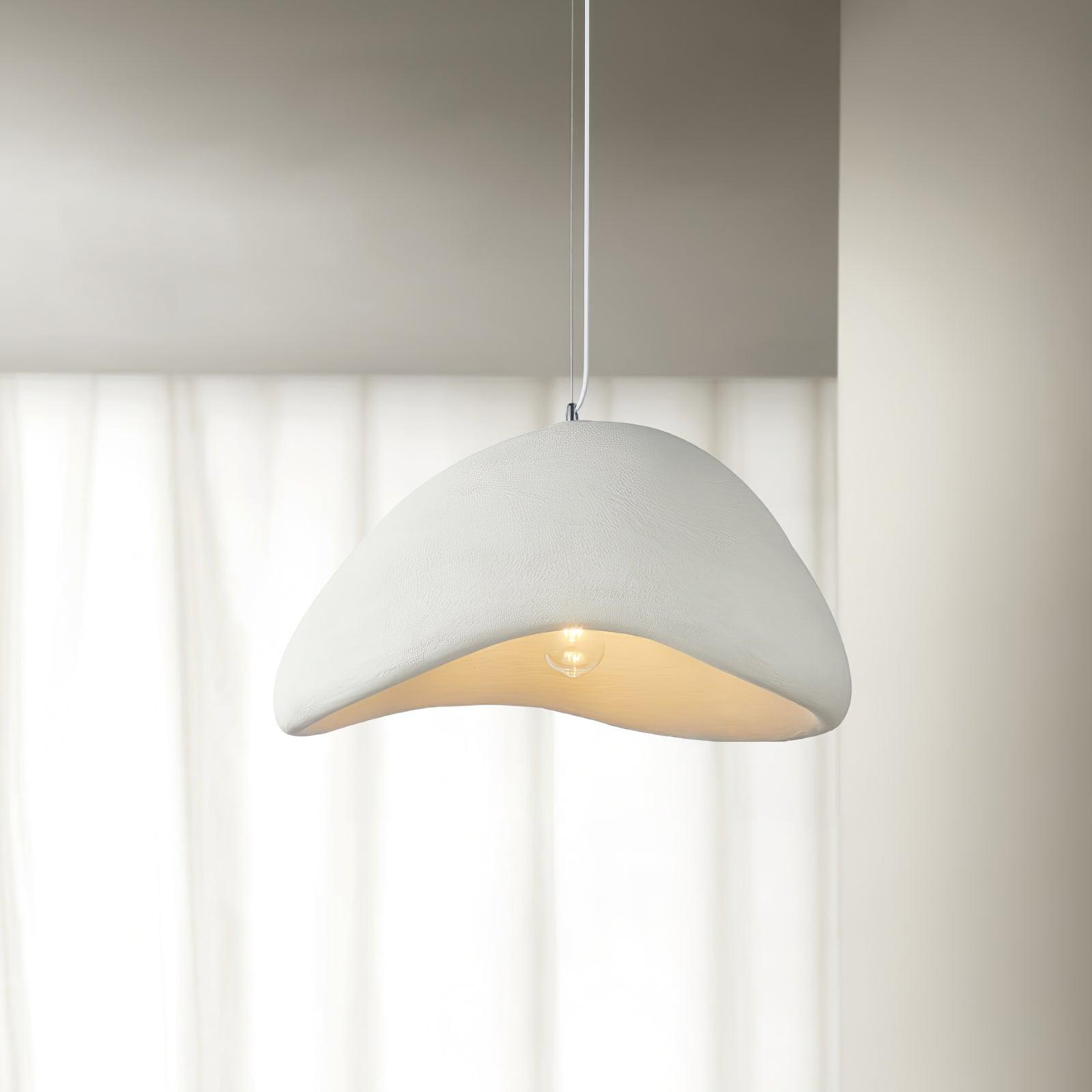 Pendant Lamp Organic Curved Shade Soft Texture Modern Artistic - Letslighting
