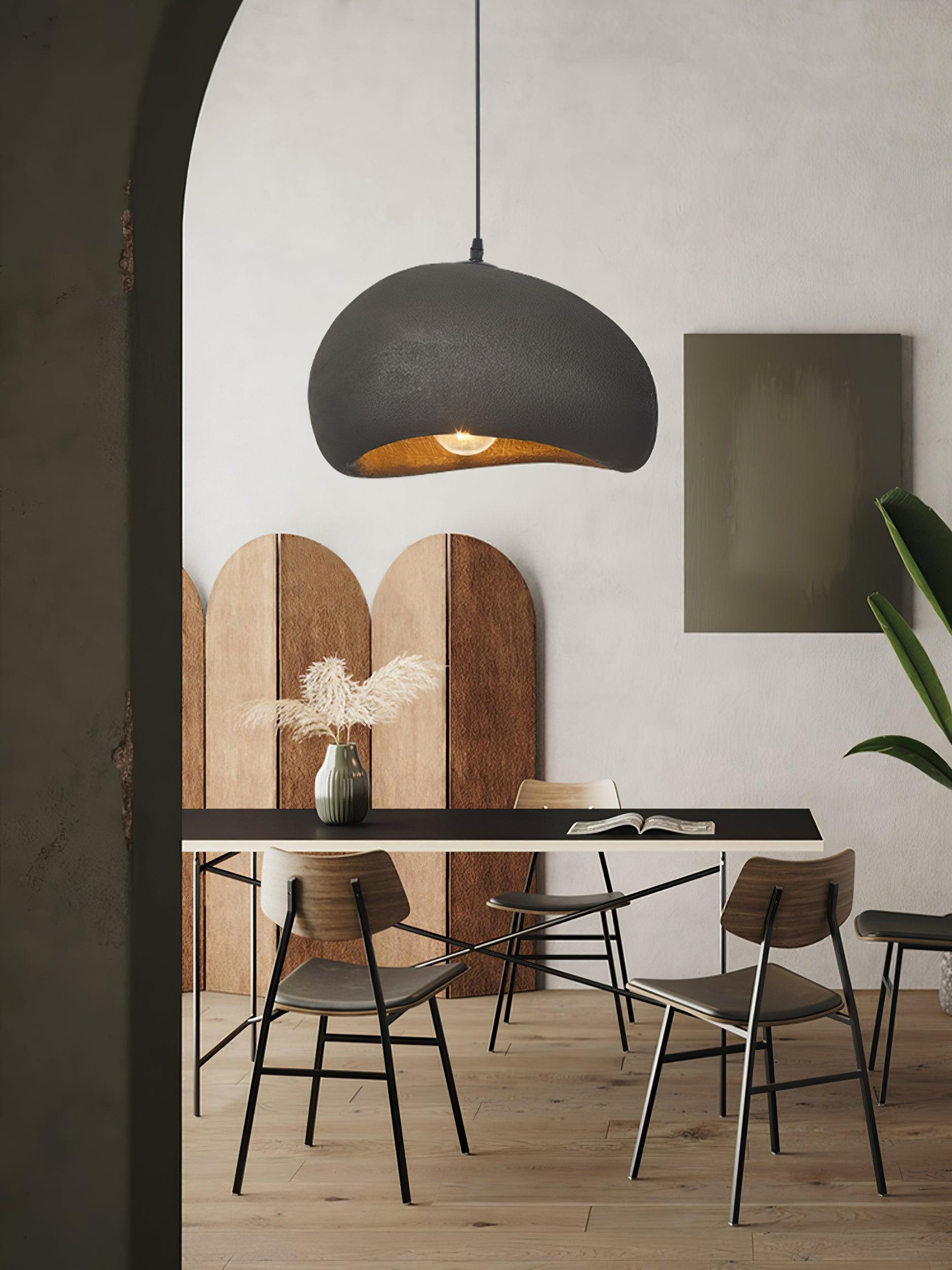 Regina Pendant Lamp Bean Organic Textured - Letslighting
