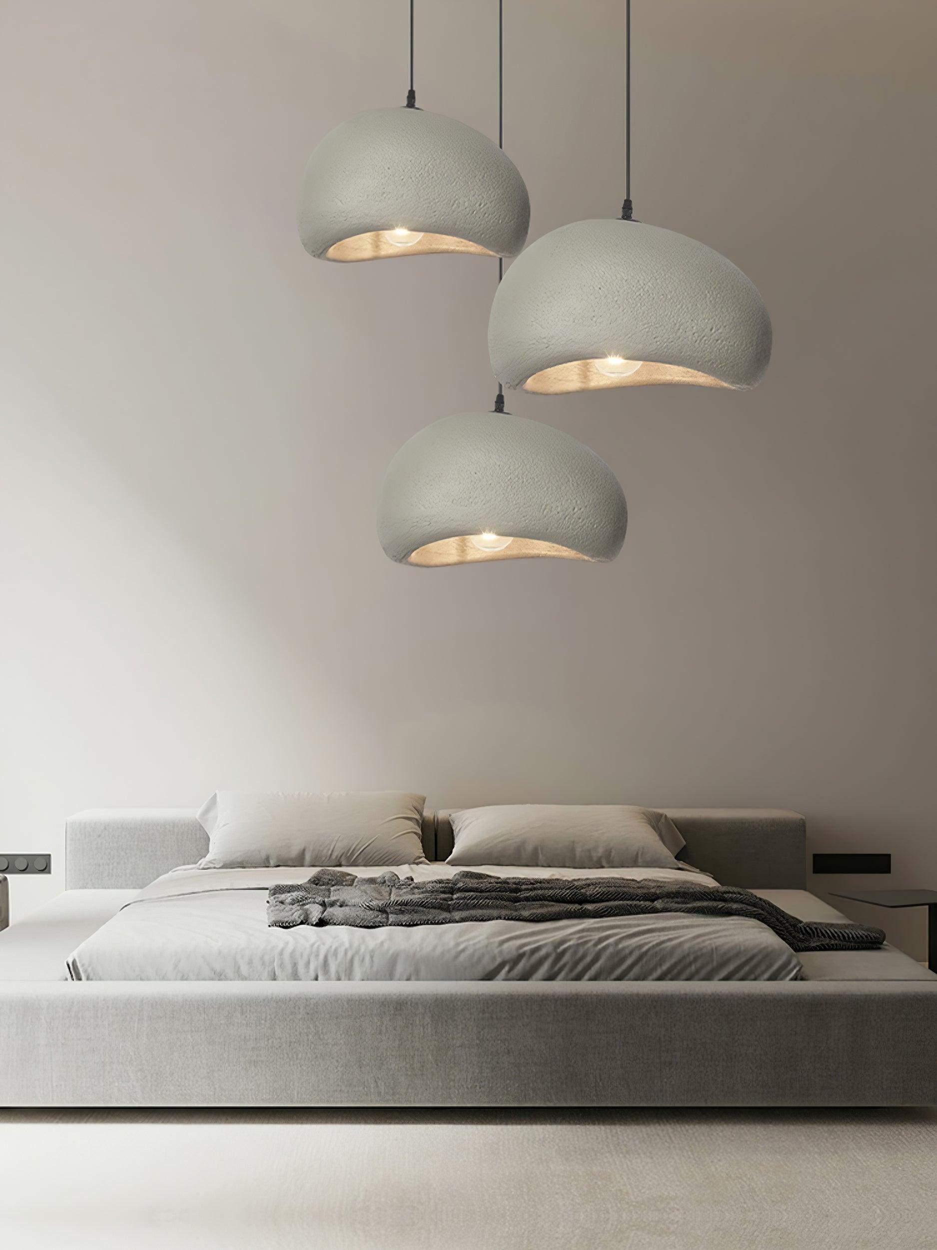 Regina Pendant Lamp Bean Organic Textured - Letslighting