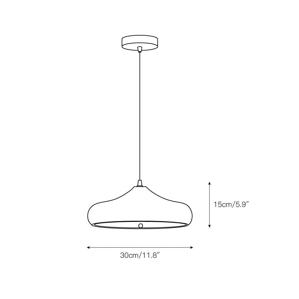 Etalyra Modern Minimalist Black Pendant Lamp - Letslighting