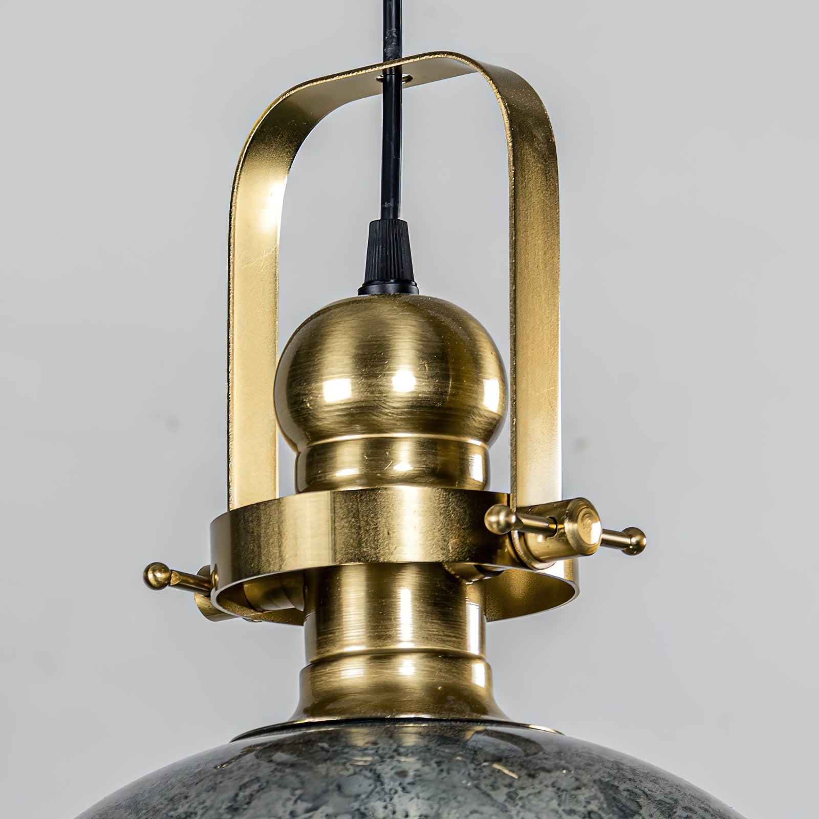 Ilvenel Vintage Industrial Wooden Glass Pendant Lamp - Letslighting