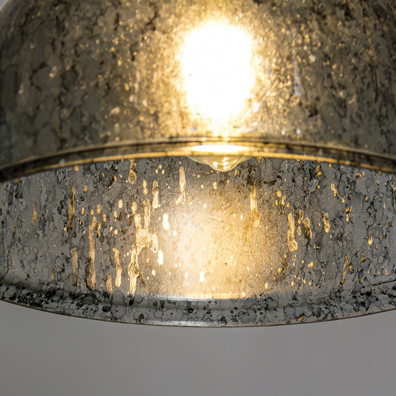 Ilvenel Vintage Industrial Wooden Glass Pendant Lamp - Letslighting