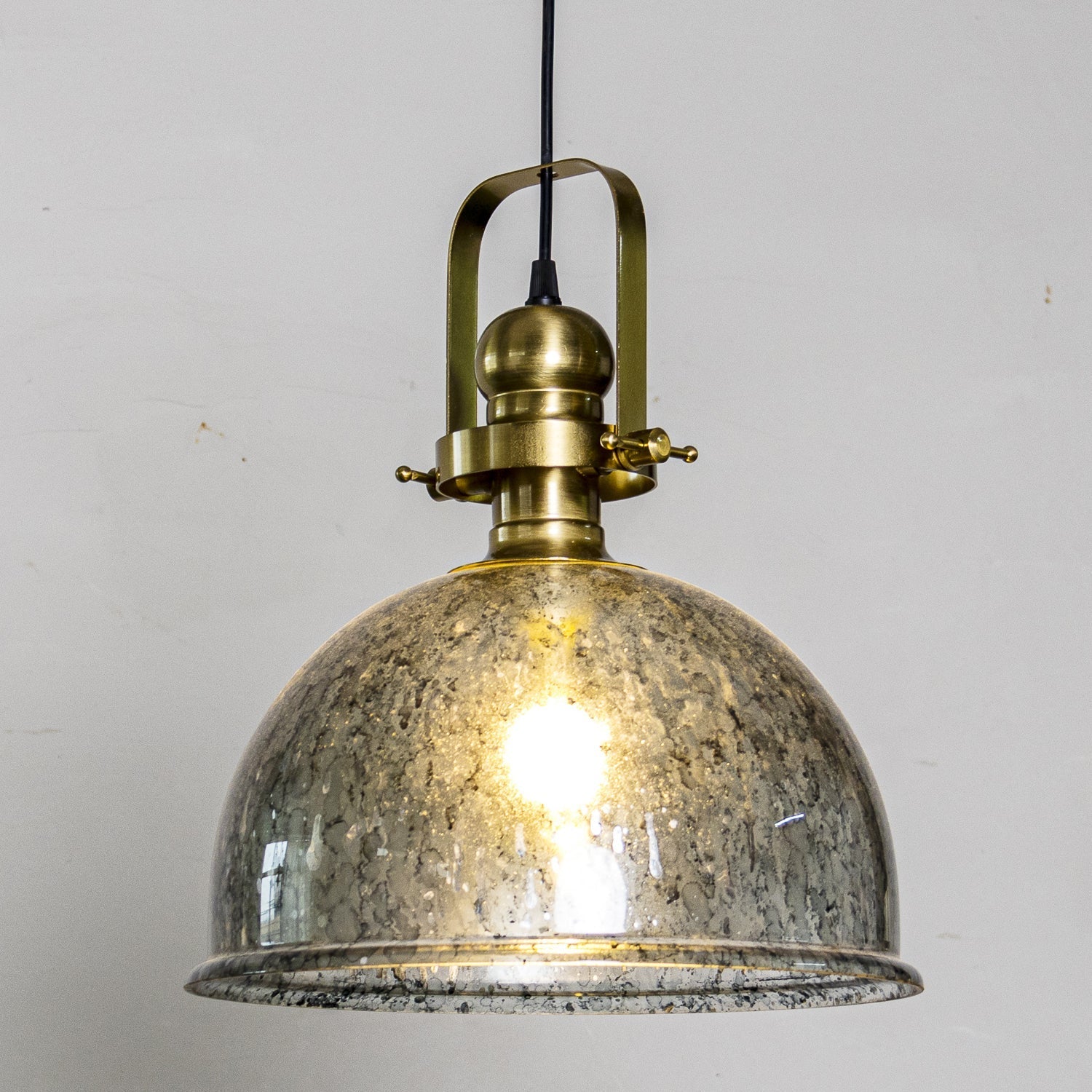 Ilvenel Vintage Industrial Wooden Glass Pendant Lamp - Letslighting