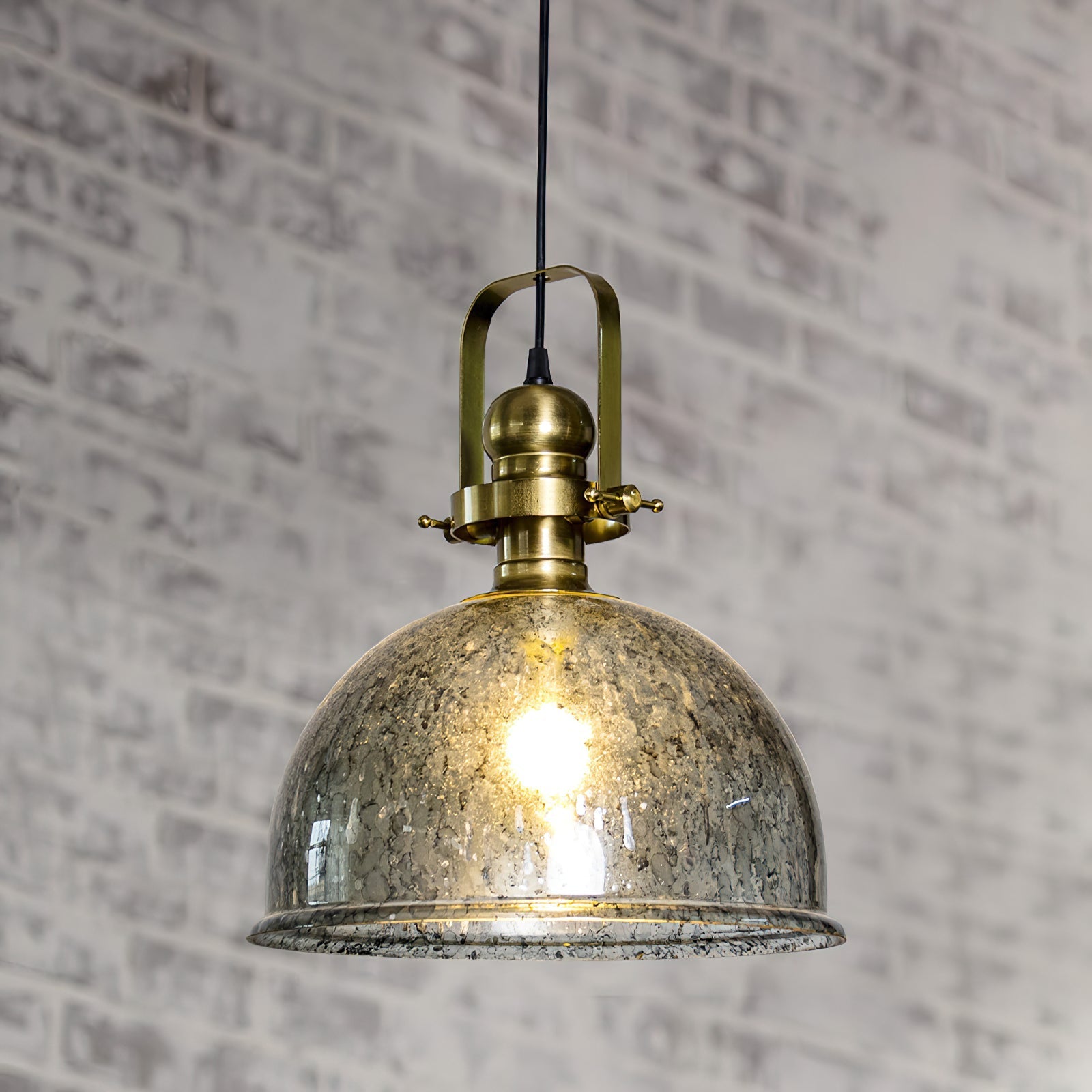 Ilvenel Vintage Industrial Wooden Glass Pendant Lamp - Letslighting