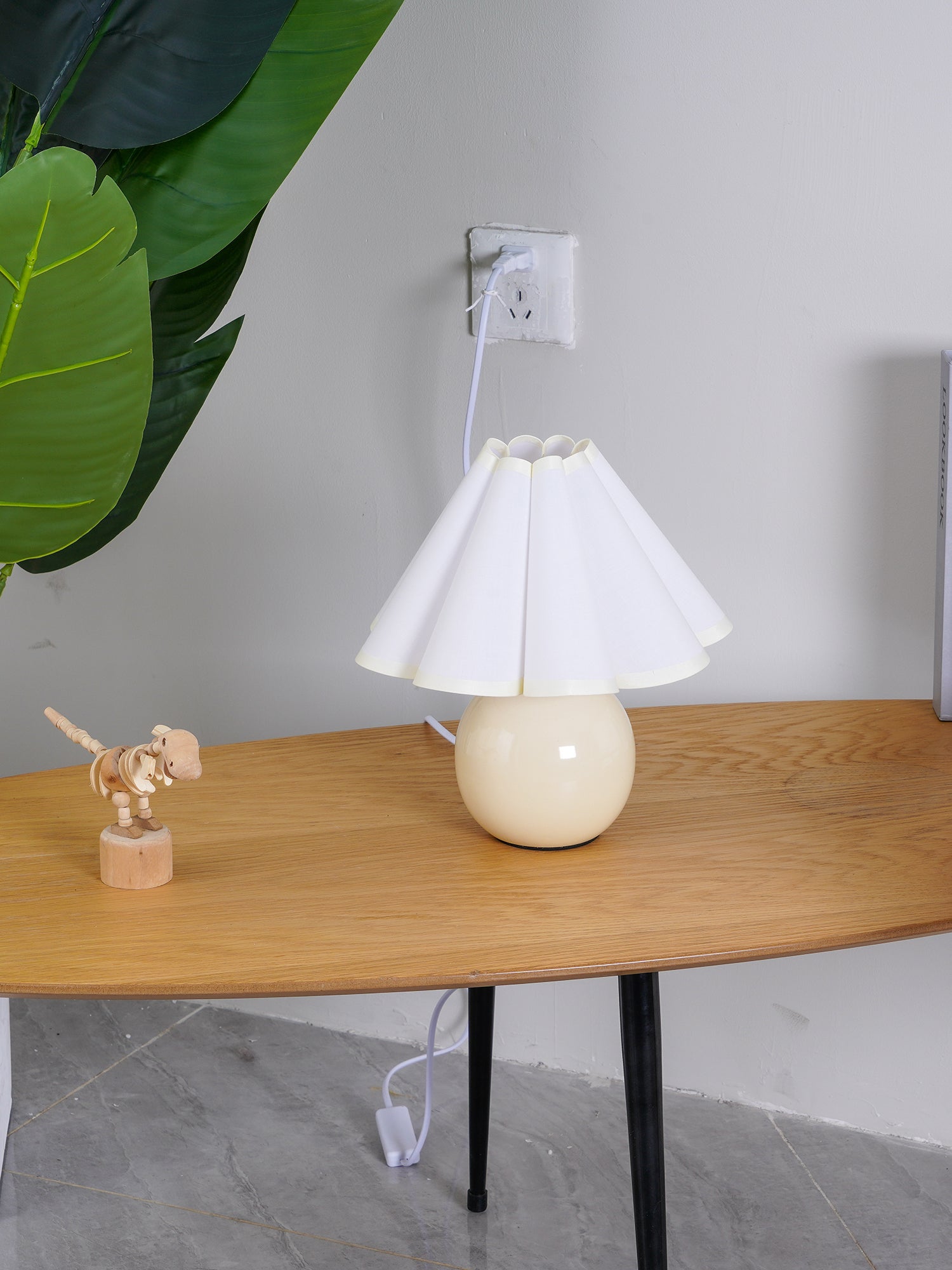Vellum Fabric Whimsical Table Lamp - Letslighting