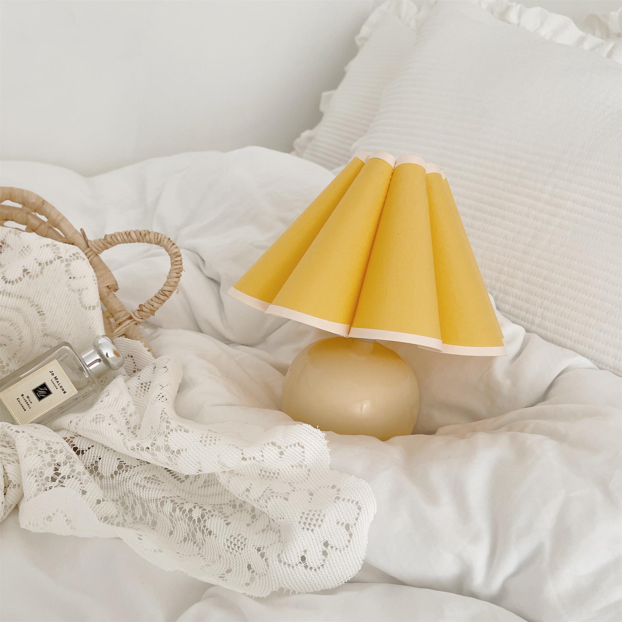Vellum Fabric Whimsical Table Lamp - Letslighting