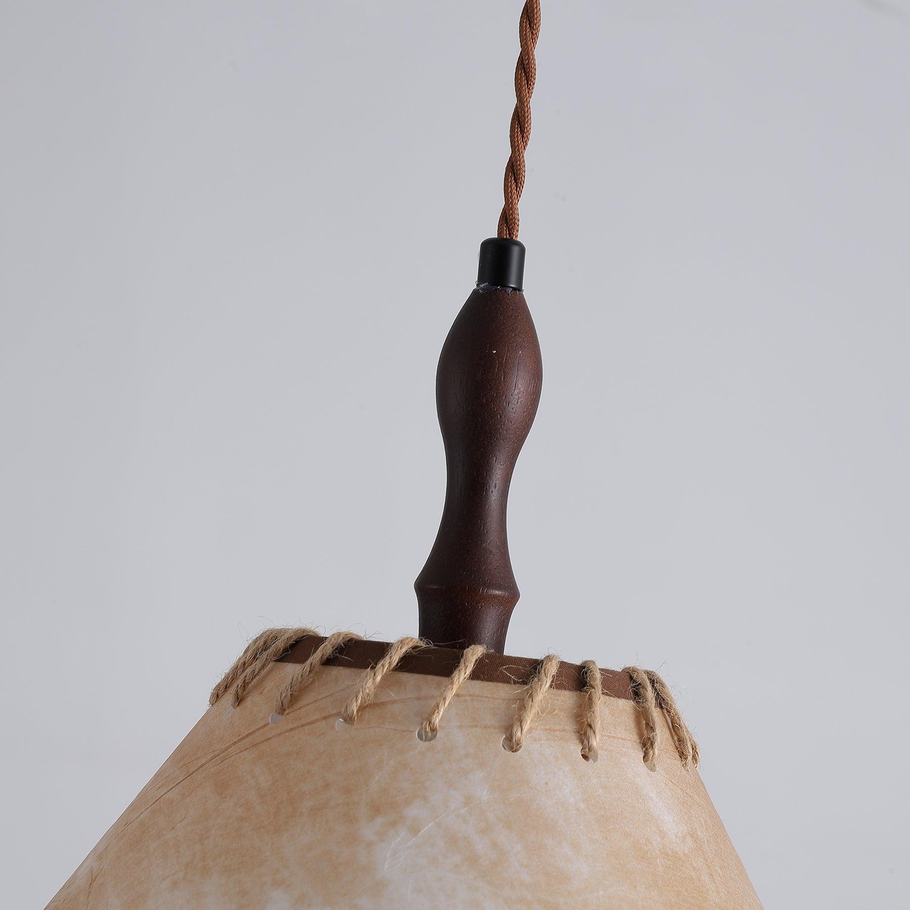 Kiko Pendant Lamp Hemp Fabric Wabi Sabi Organic - Letslighting