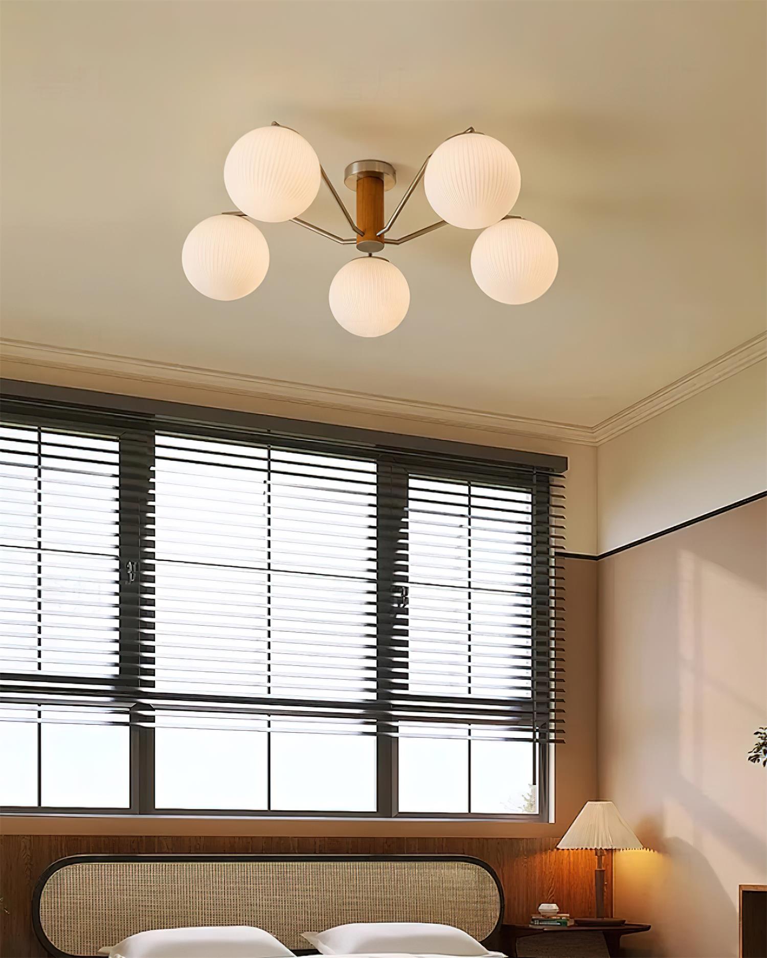 Ceiling Light LED/Incandescent Globe Flush Mount for Living Room - Letslighting