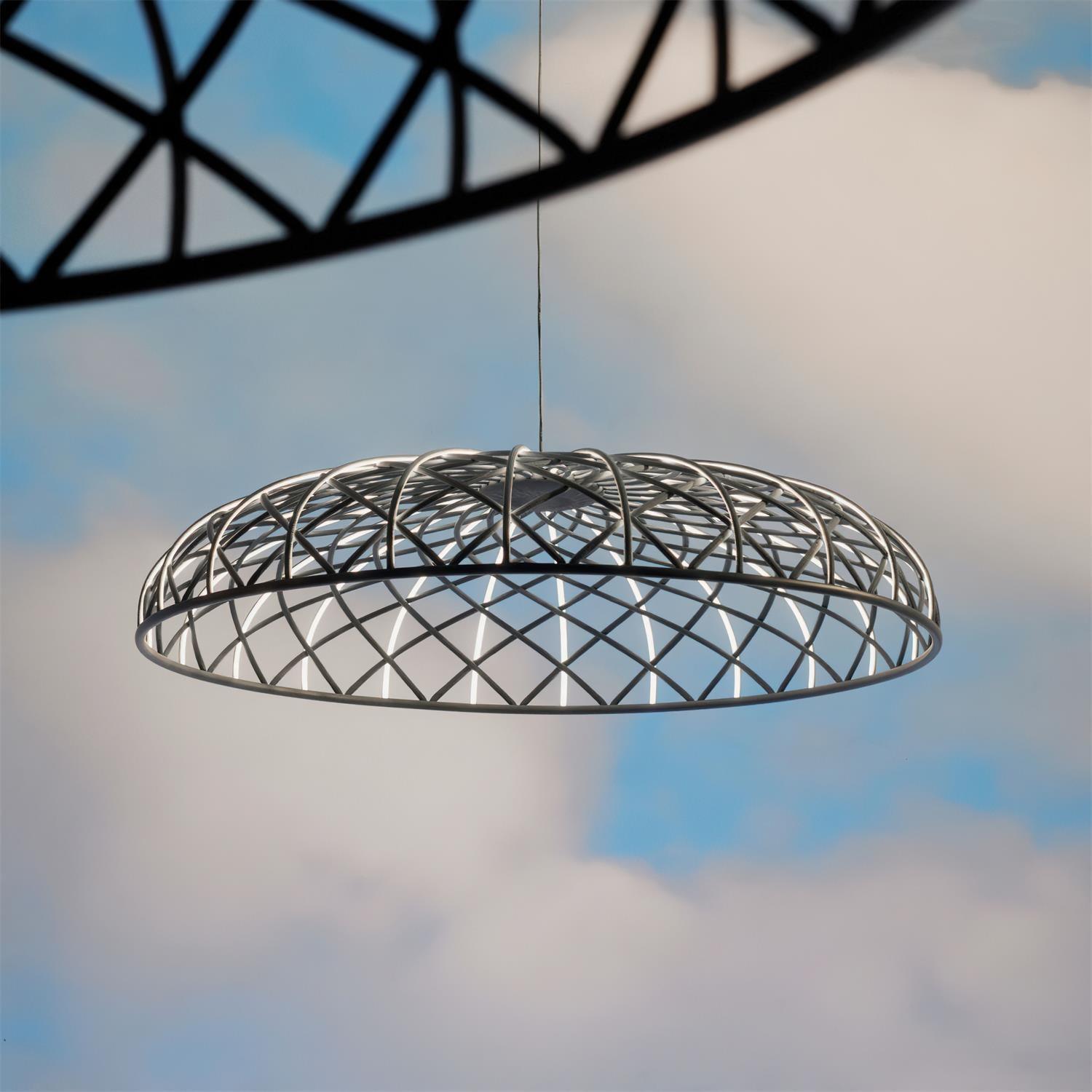 Fiona Pendant Lamp Reticulated Woven Shade Modern - Letslighting