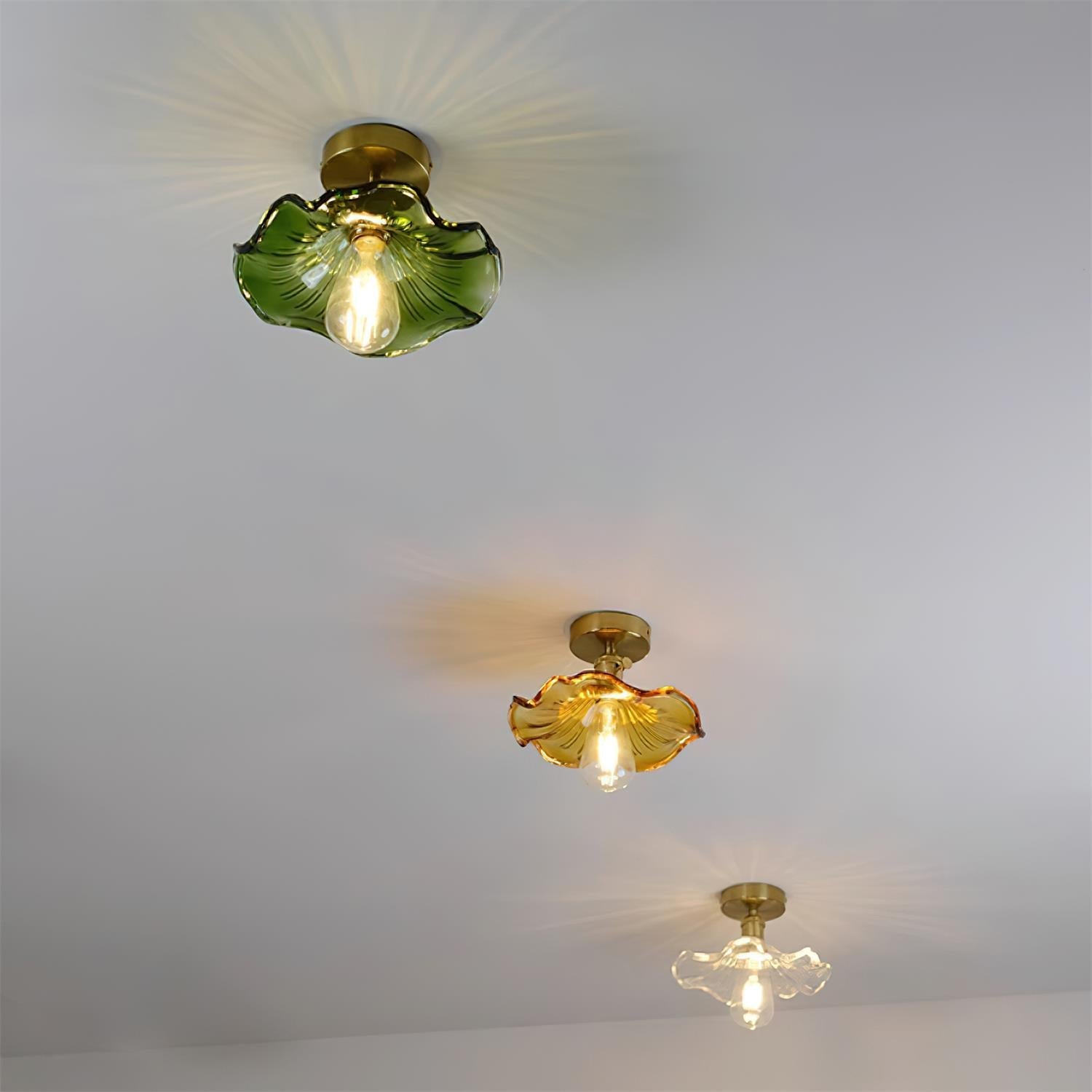 Verdalia Lotus Leaf Ceiling Light - Letslighting