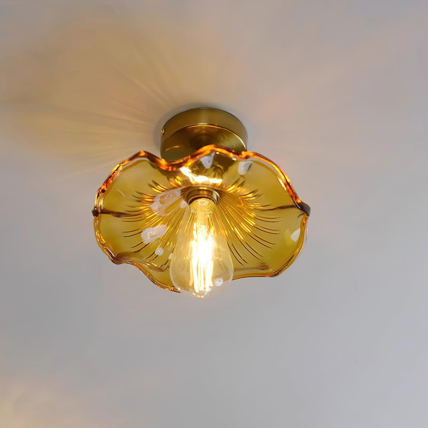 Verdalia Lotus Leaf Ceiling Light - Letslighting