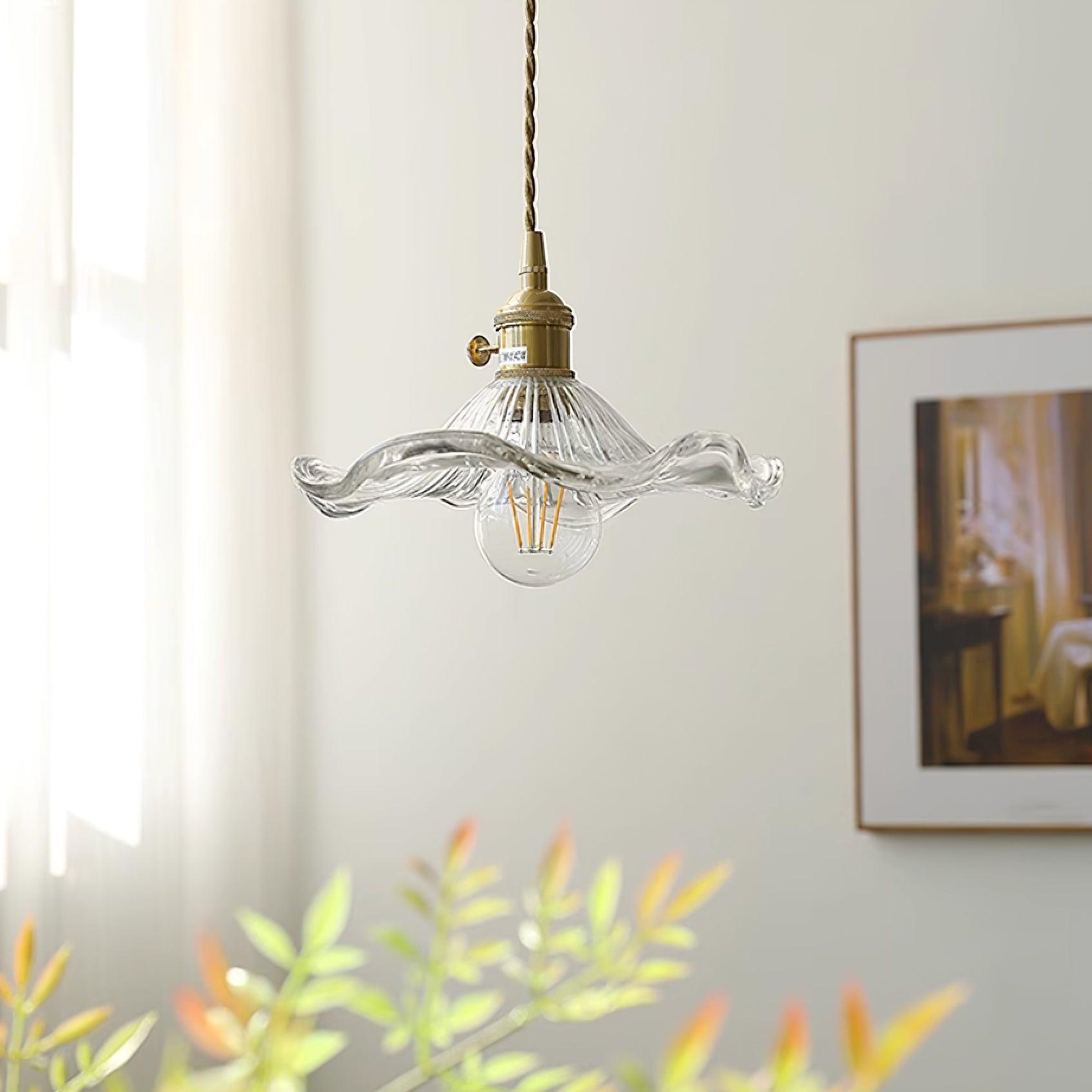 Verdalia Lotus Leaf Pendant Light - Letslighting