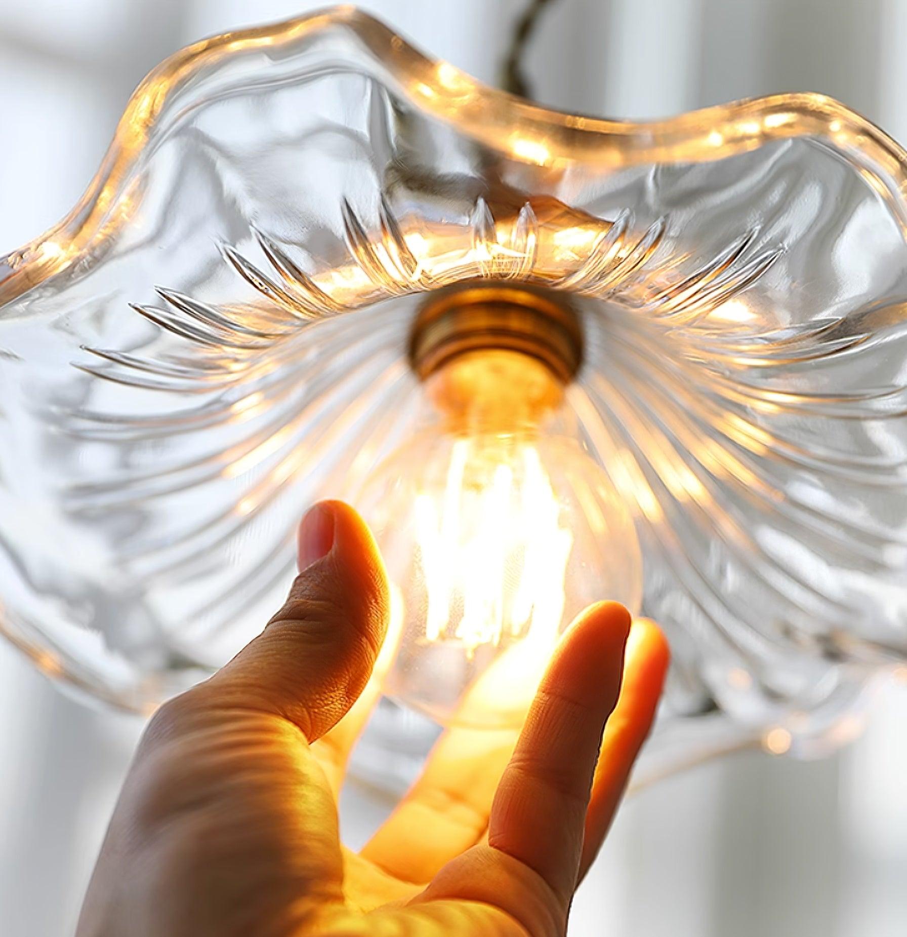 Verdalia Lotus Leaf Pendant Light - Letslighting