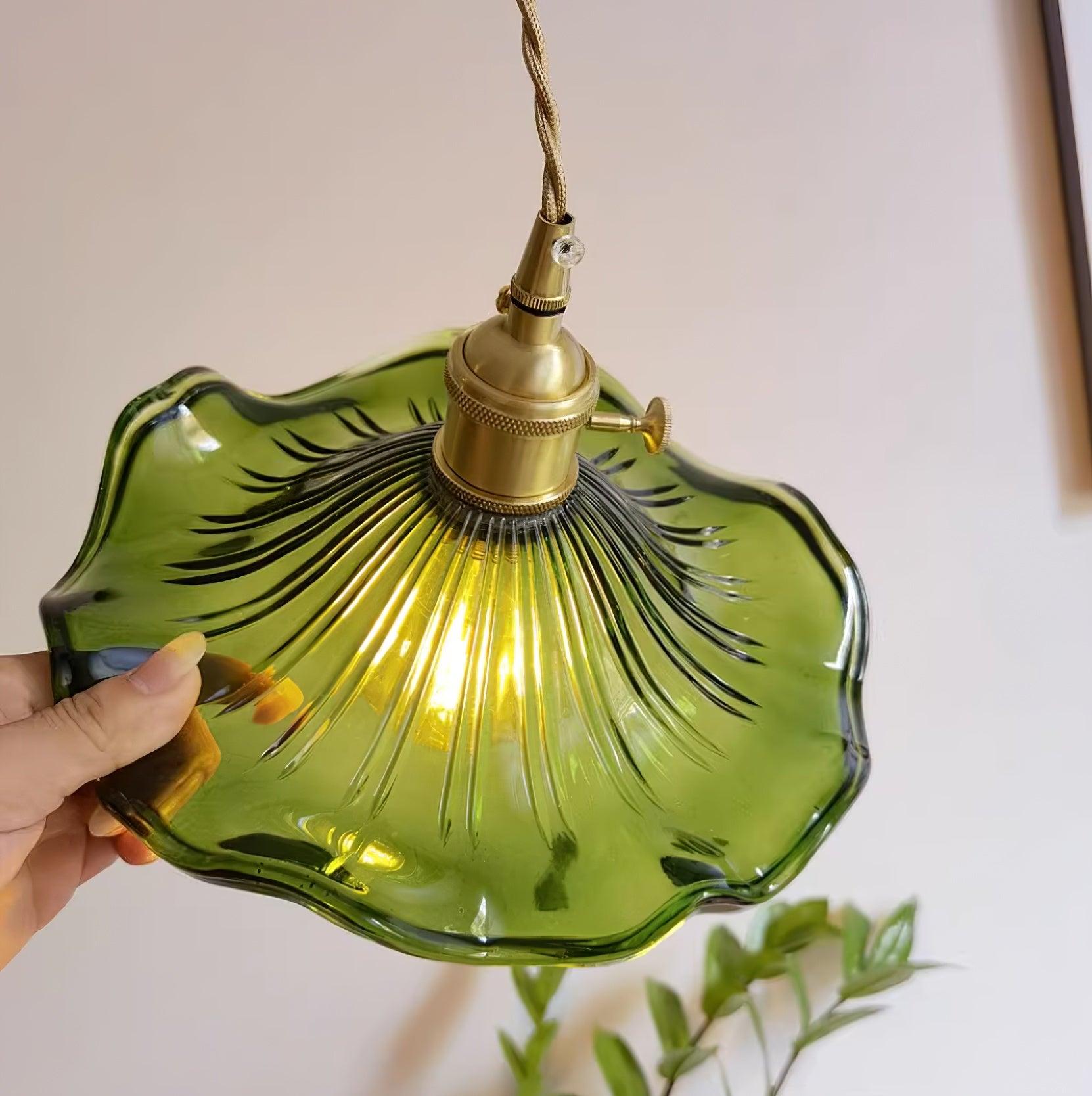 Verdalia Lotus Leaf Pendant Light - Letslighting