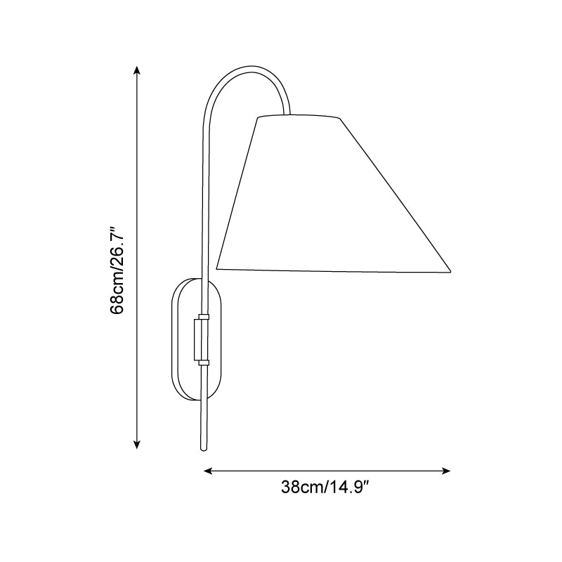 Kinsley Wall Light Arched Articulation - Letslighting