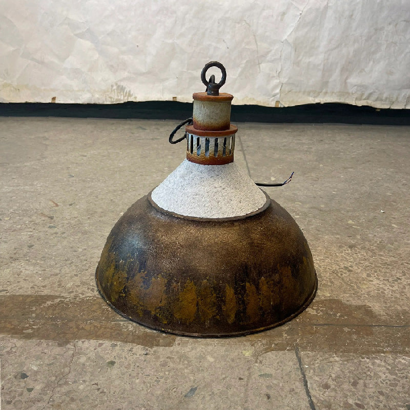 Avynor Vintage Industrial Blue Pendant Lamp - Letslighting