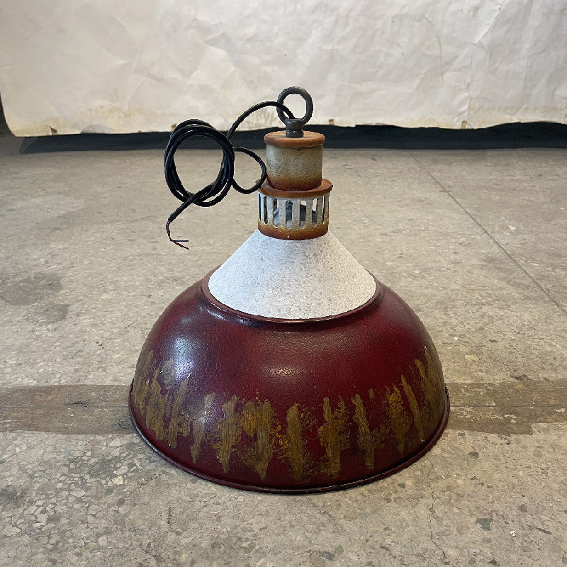 Avynor Vintage Industrial Blue Pendant Lamp - Letslighting