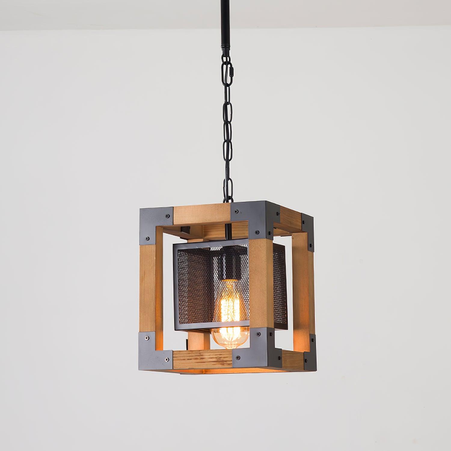 Grid Kitchen Island Rectangle Chandelier - Letslighting