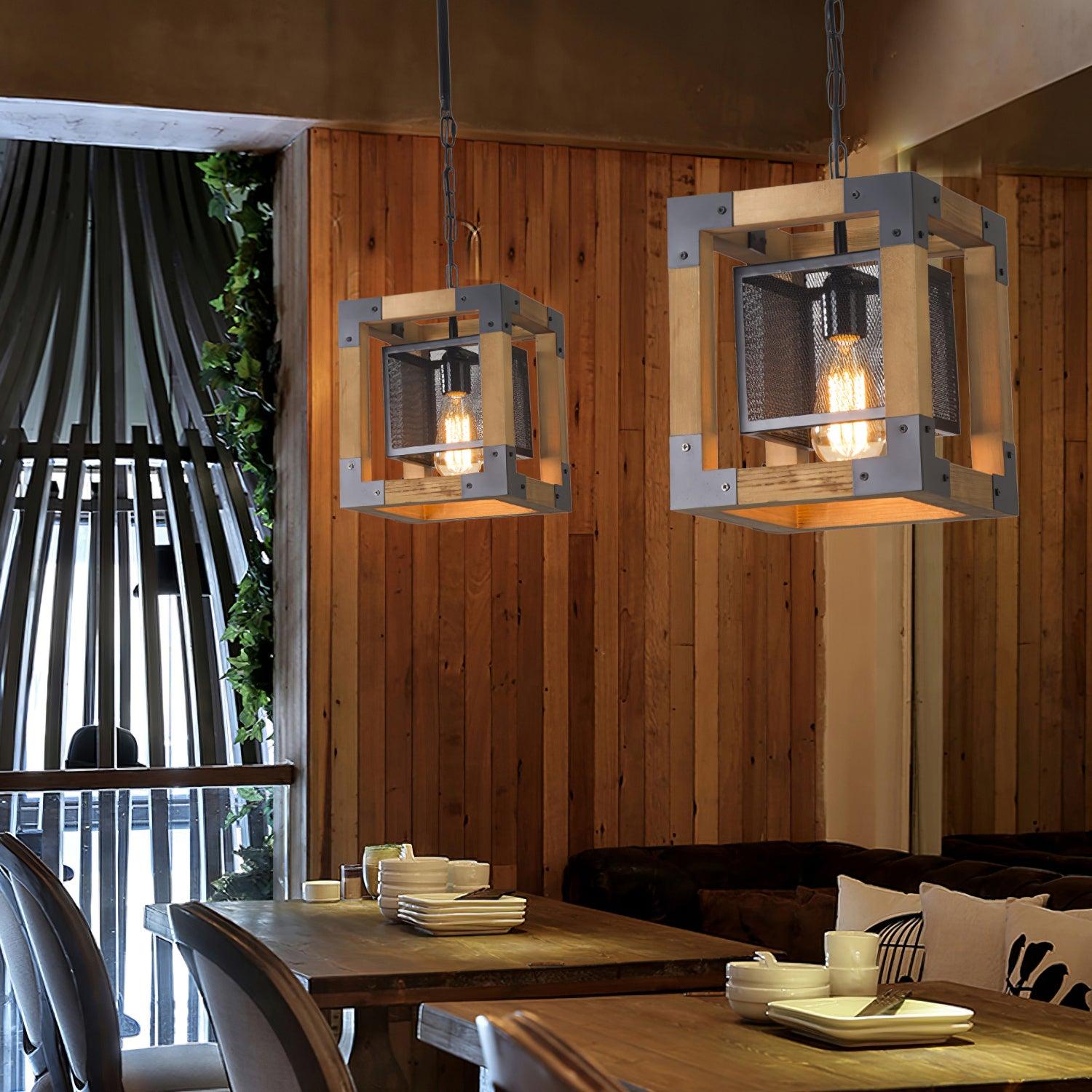 Grid Kitchen Island Rectangle Chandelier - Letslighting