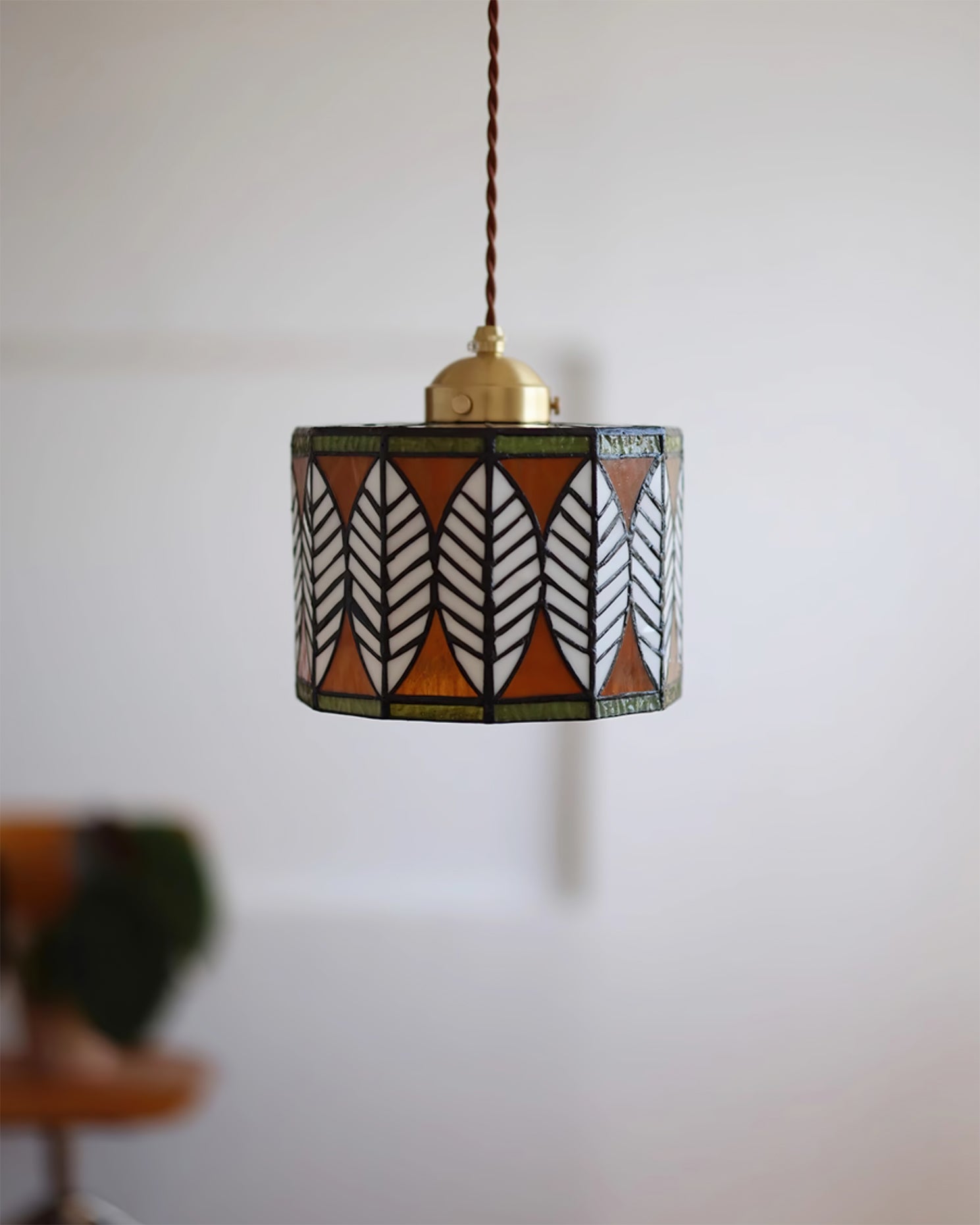 Tiffany Leaf Pendant Lamp - Letslighting