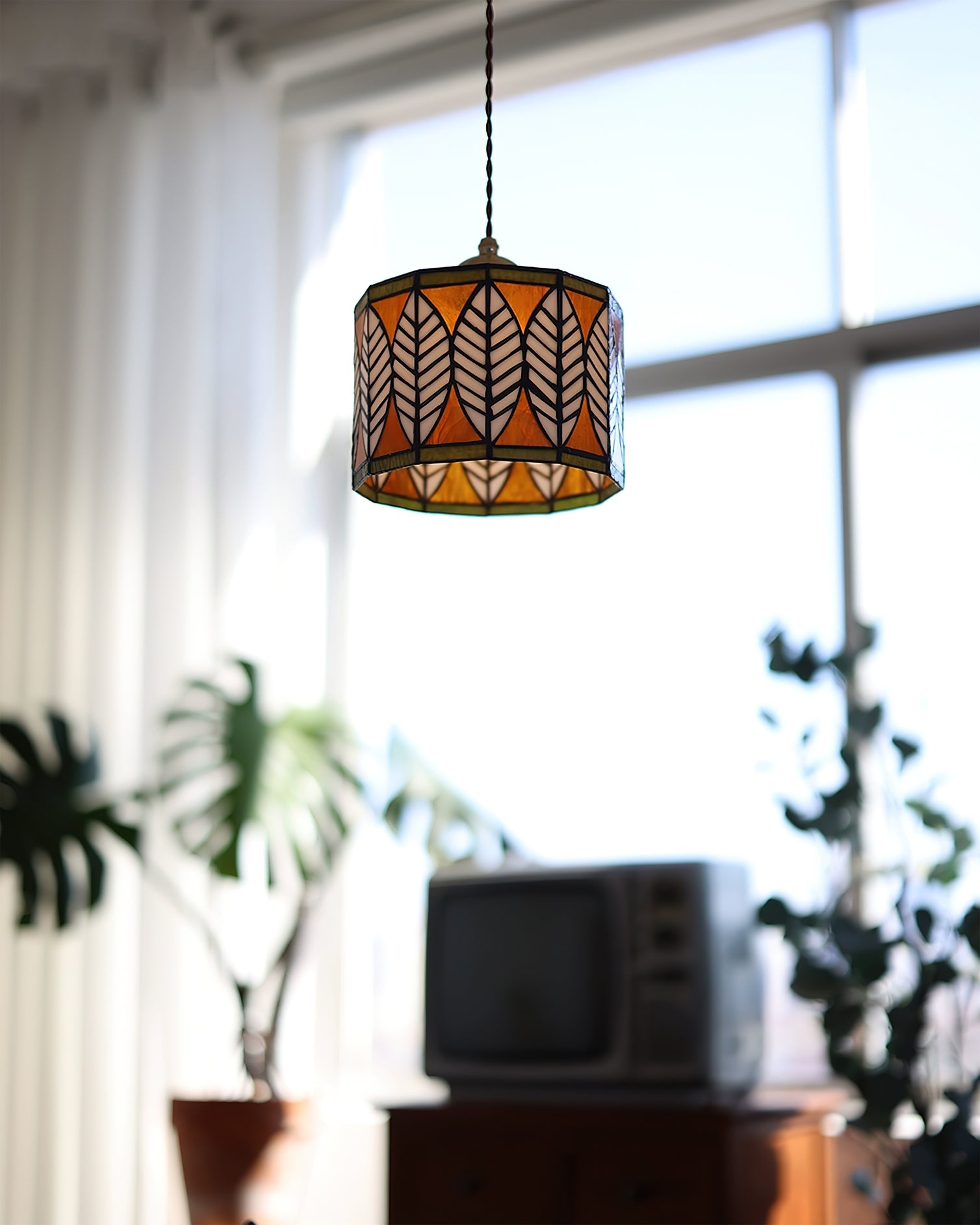 Tiffany Leaf Pendant Lamp - Letslighting