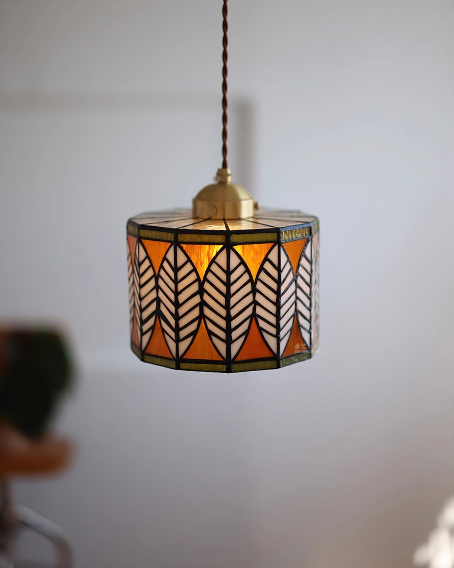 Tiffany Leaf Pendant Lamp - Letslighting