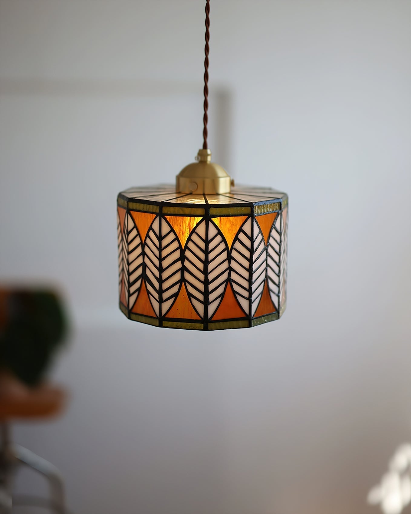 Tiffany Leaf Pendant Lamp - Letslighting