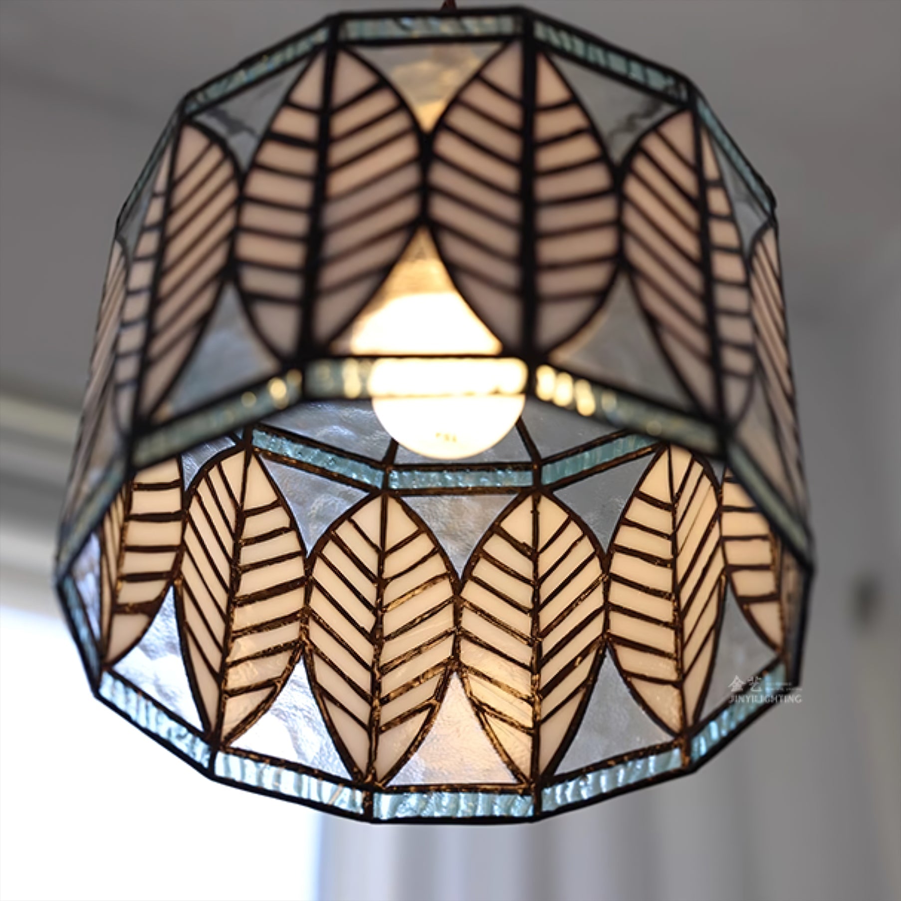 Tiffany Leaf Pendant Lamp - Letslighting