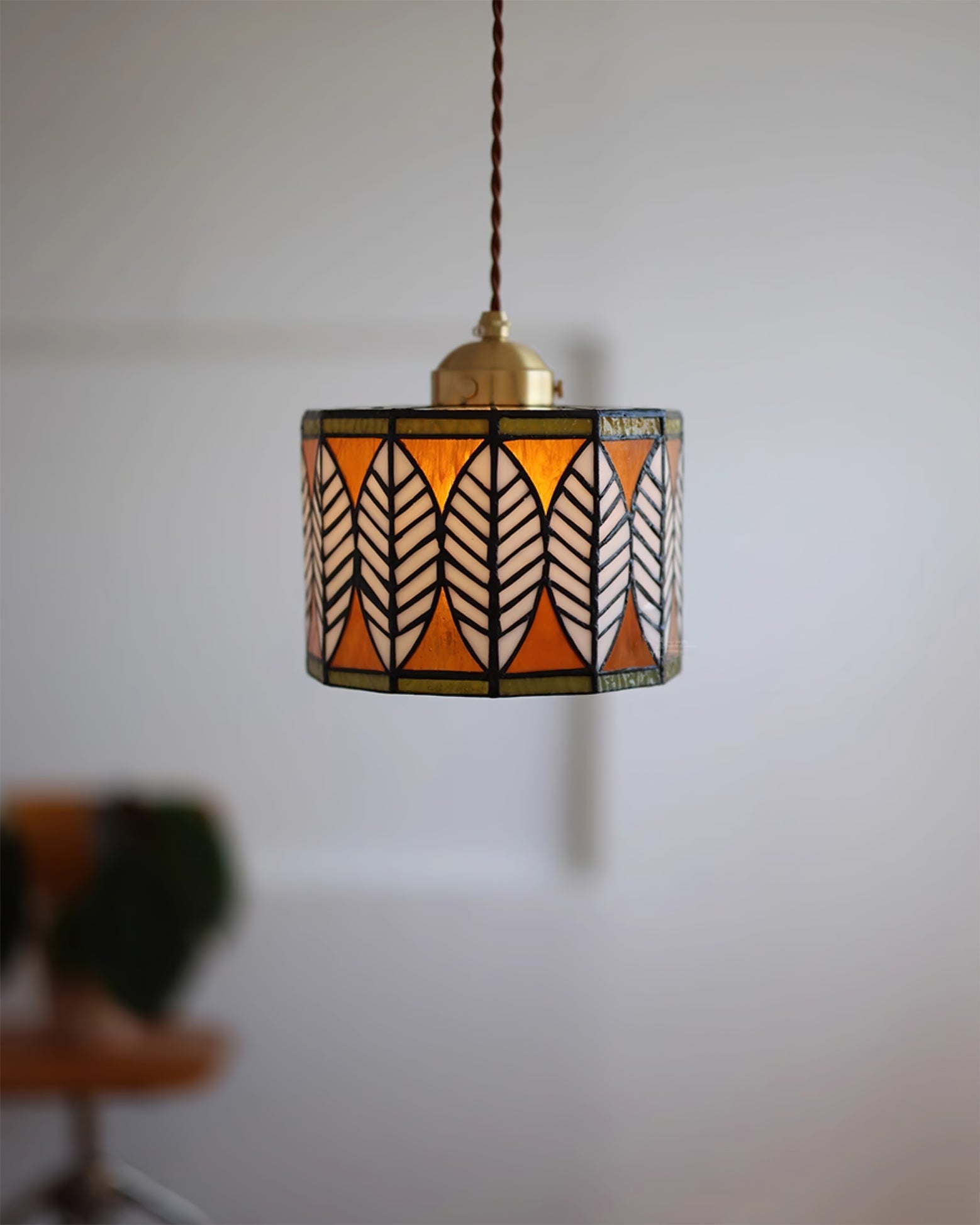 Tiffany Leaf Pendant Lamp - Letslighting