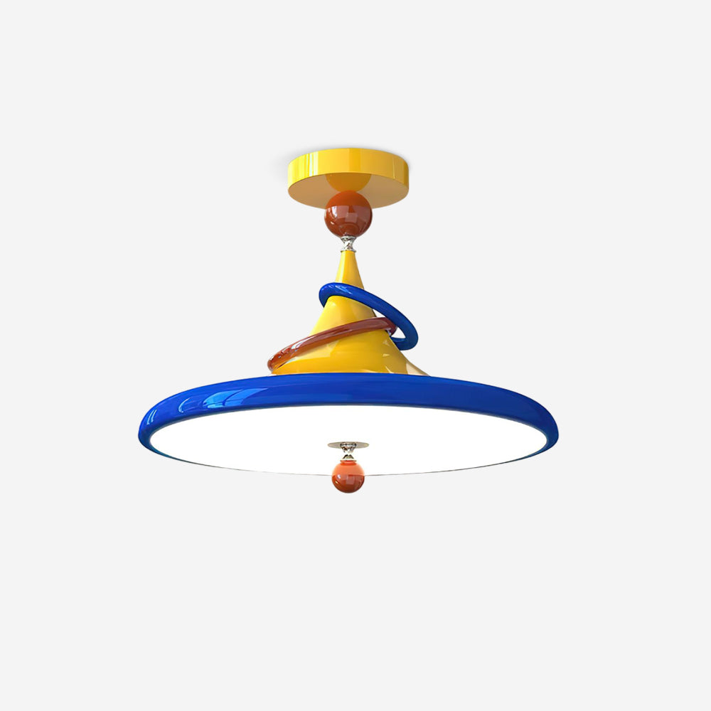 Kivra Retro-Futuristic Cone Ceiling Lamp - Letslighting