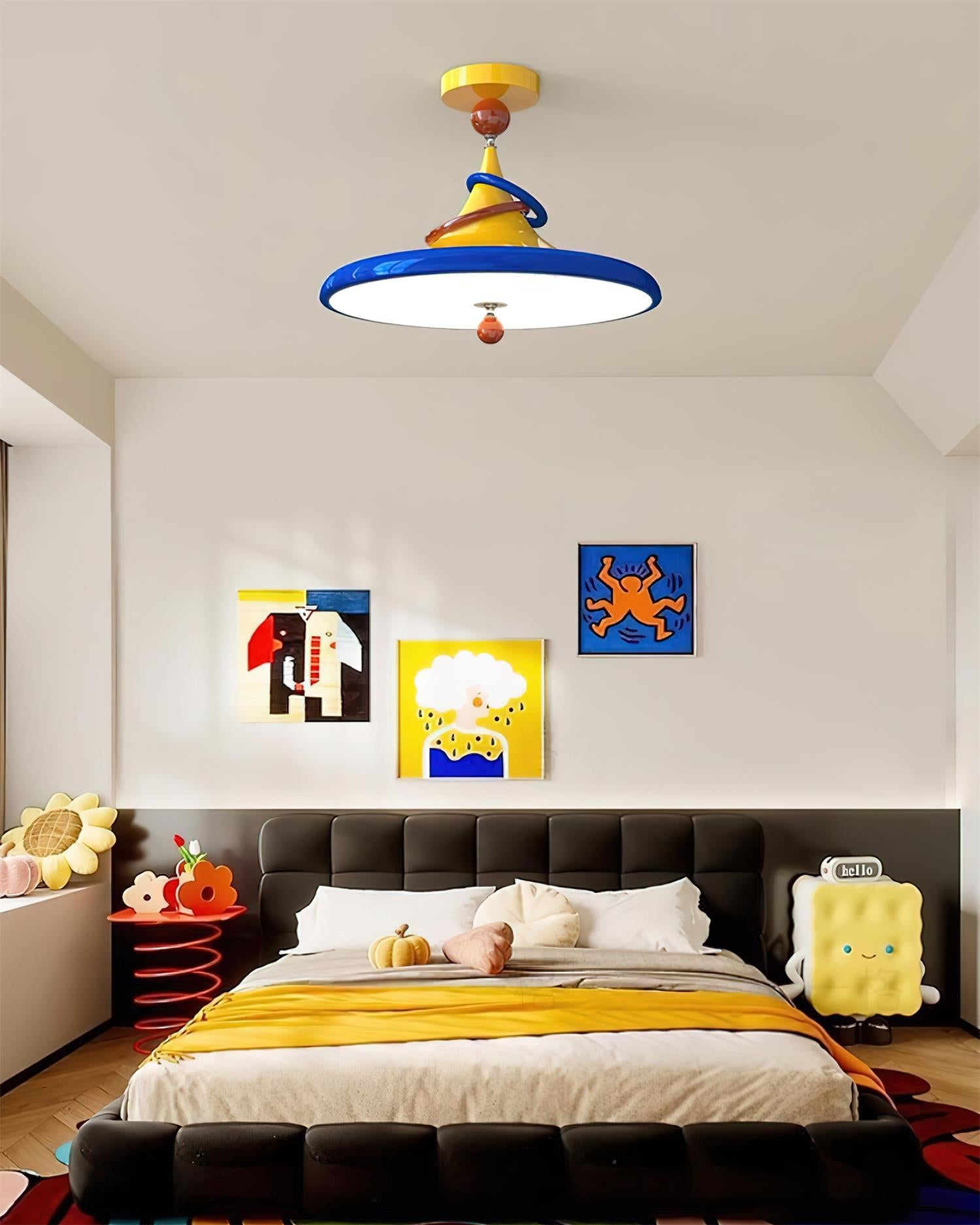 Kivra Retro-Futuristic Cone Ceiling Lamp - Letslighting