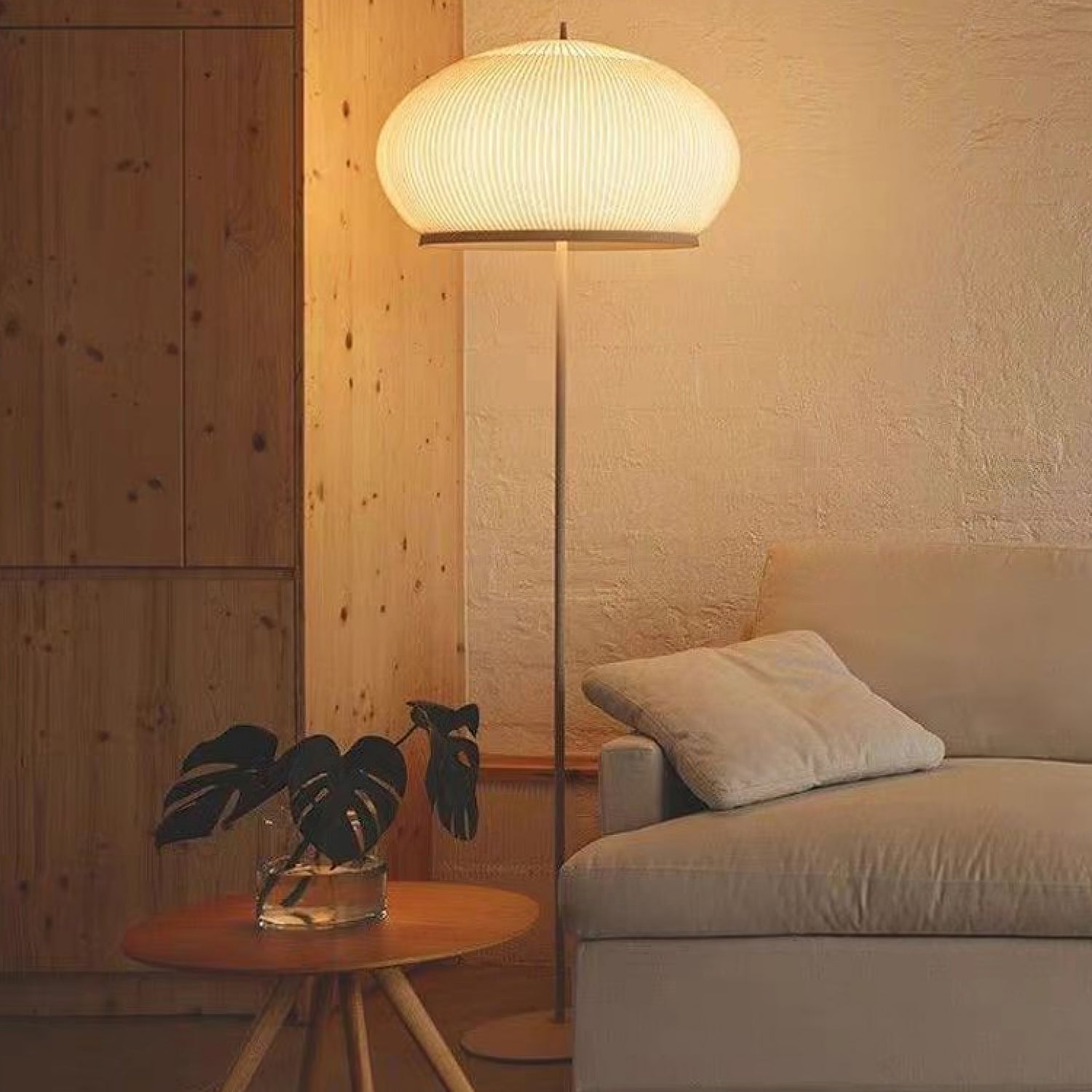 Oren Steel Fabric Floor Lamp - Letslighting