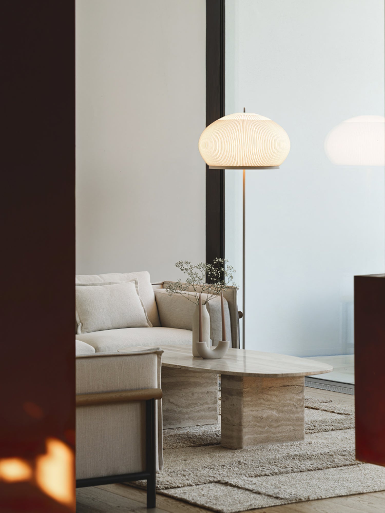 Oren Steel Fabric Floor Lamp - Letslighting