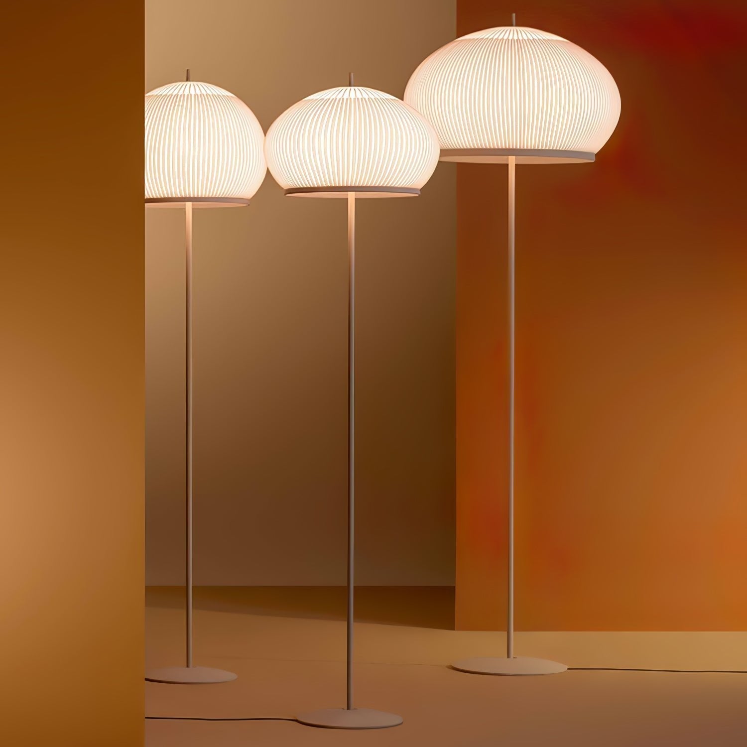 Oren Steel Fabric Floor Lamp - Letslighting