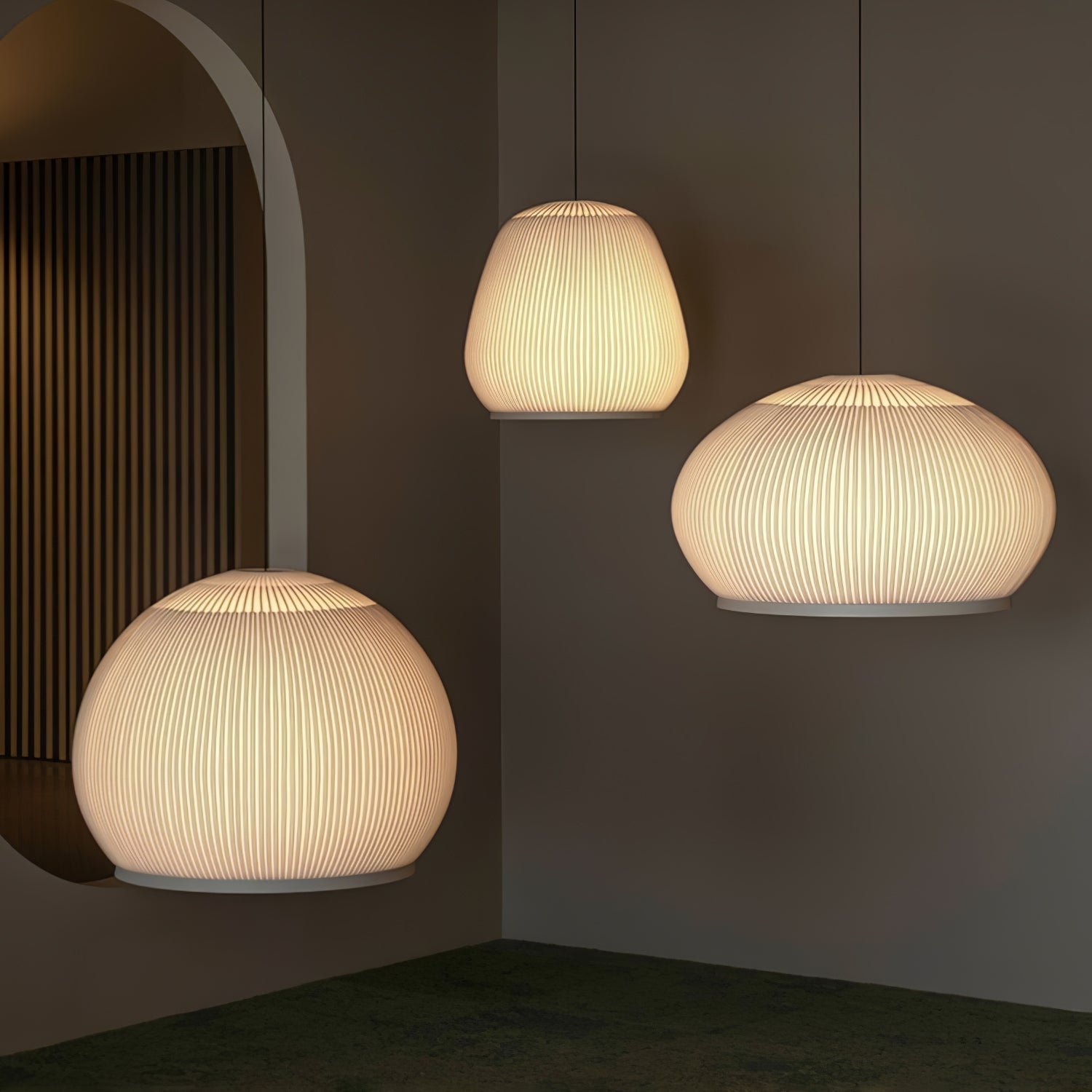 Blythe Minimalist Fabric Pendant Light - Letslighting