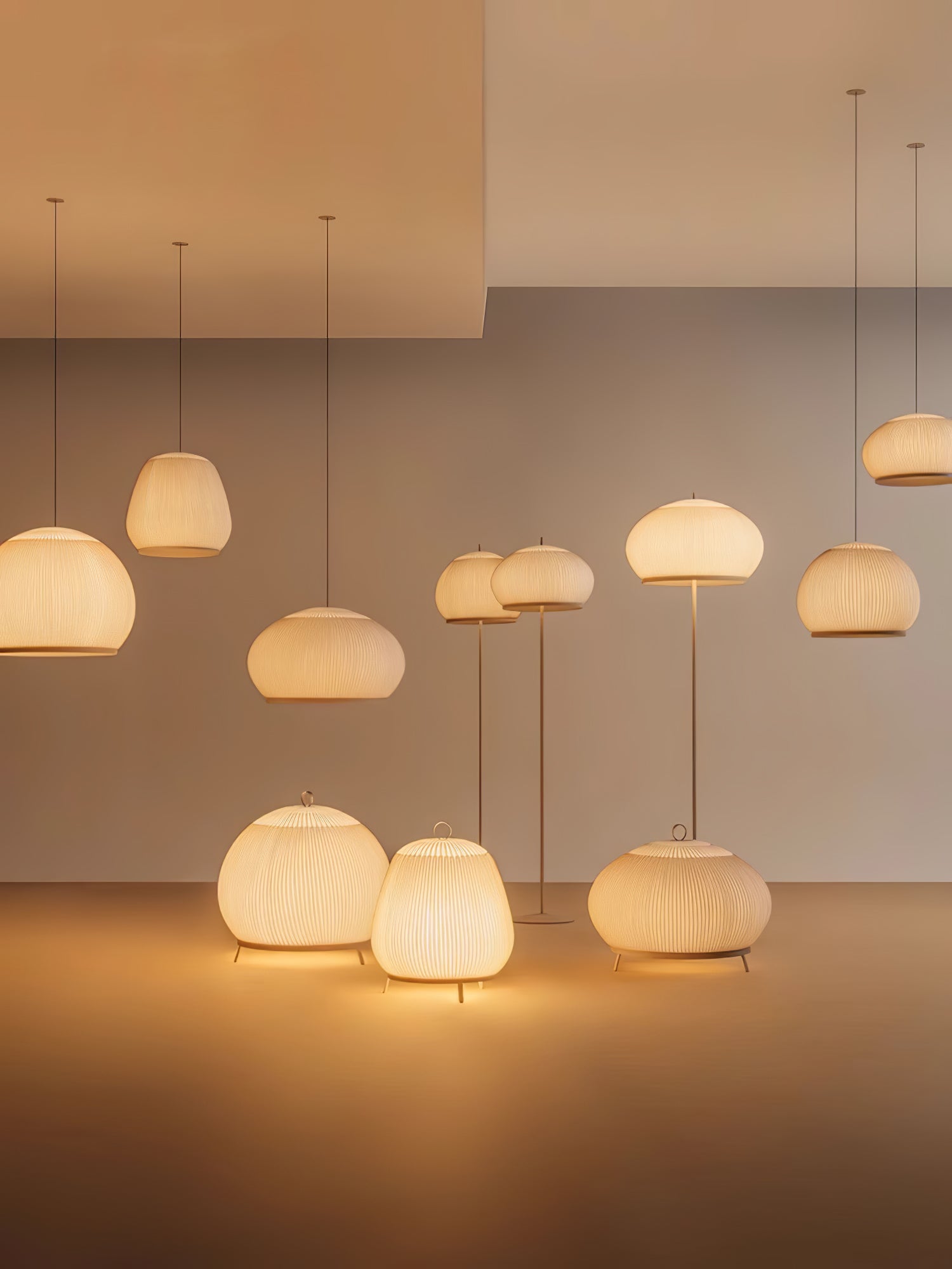 Blythe Minimalist Fabric Pendant Light - Letslighting
