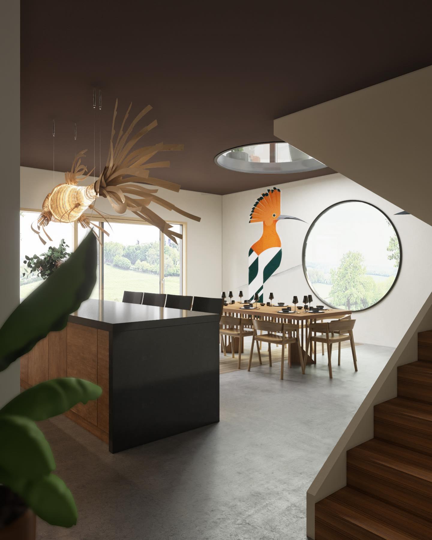 Lustra Chandelier Wooden Fish Handmade - Letslighting