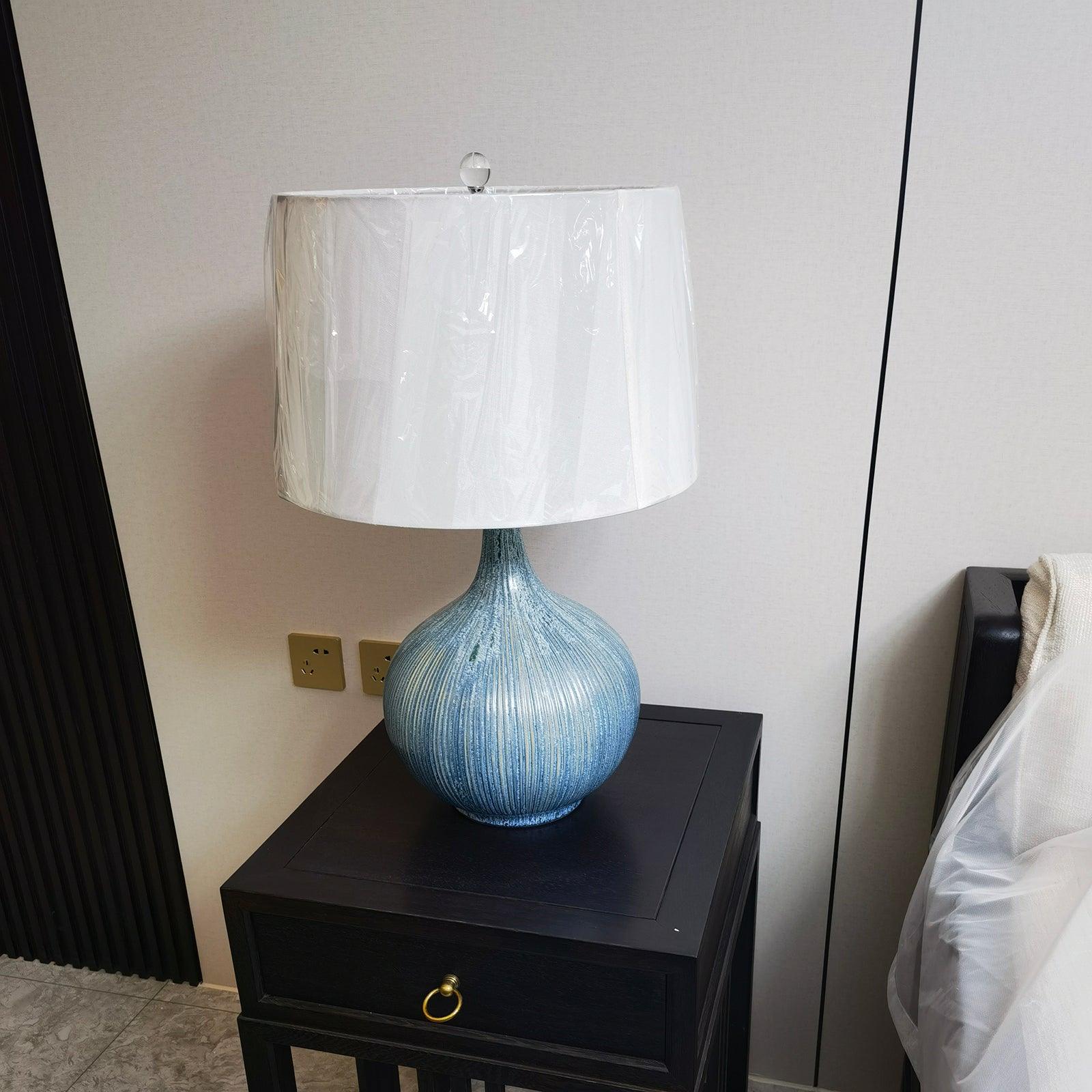Firace Ceramic Fabric Table Lamp - Letslighting